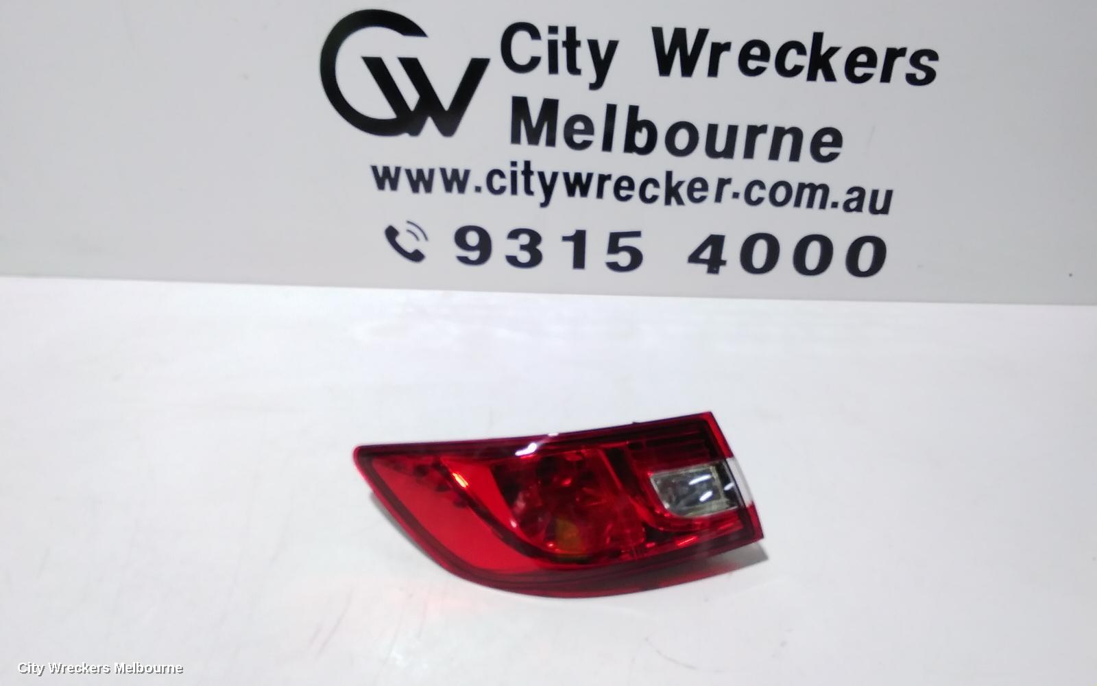 RENAULT CLIO LEFT TAILLIGHT, X98, 09/2013 - 07/2016