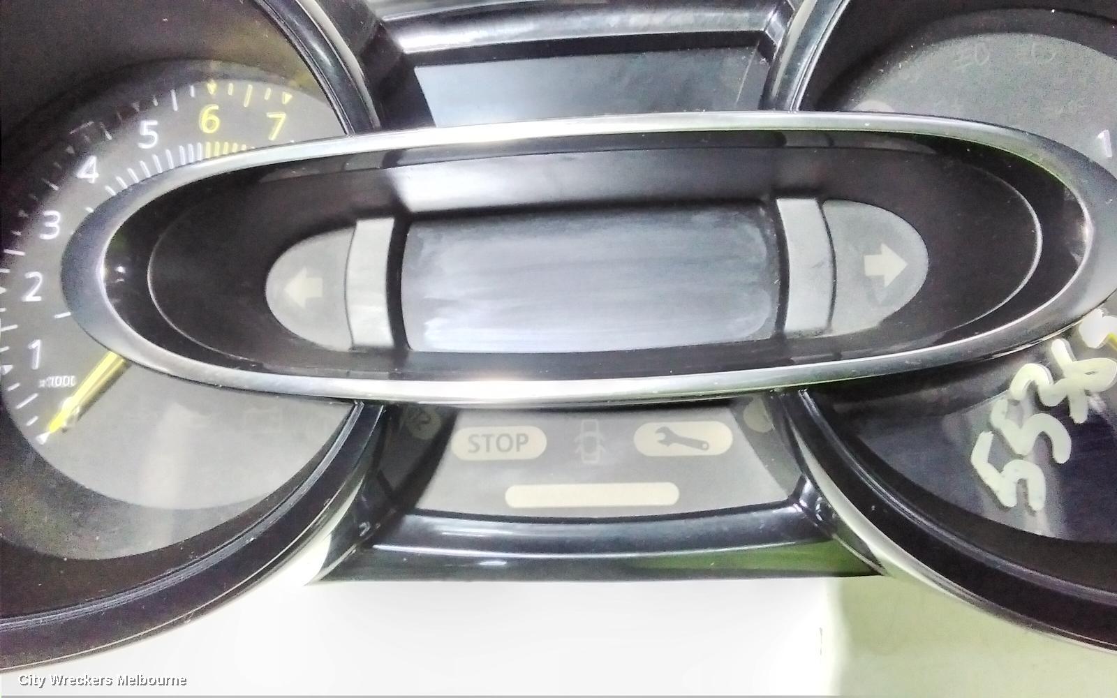 RENAULT CLIO INSTRUMENT CLUSTER, X98, DYNAMIQUE/EXPRESSION/AUTHENTIQUE, 09/2013 - 10/2019