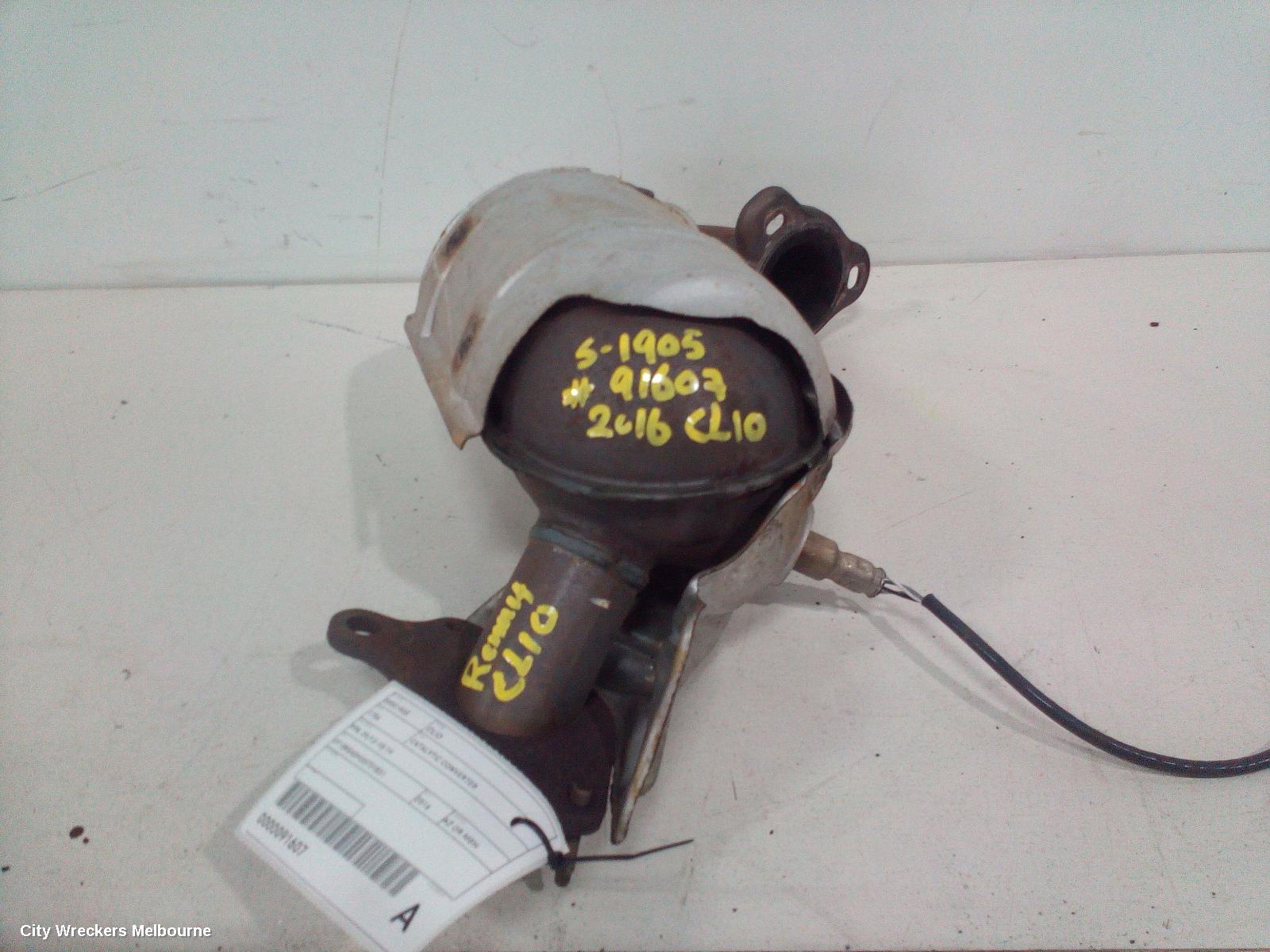 RENAULT CLIO CATALYTIC CONVERTER, X98, 09/2013 - 10/2019