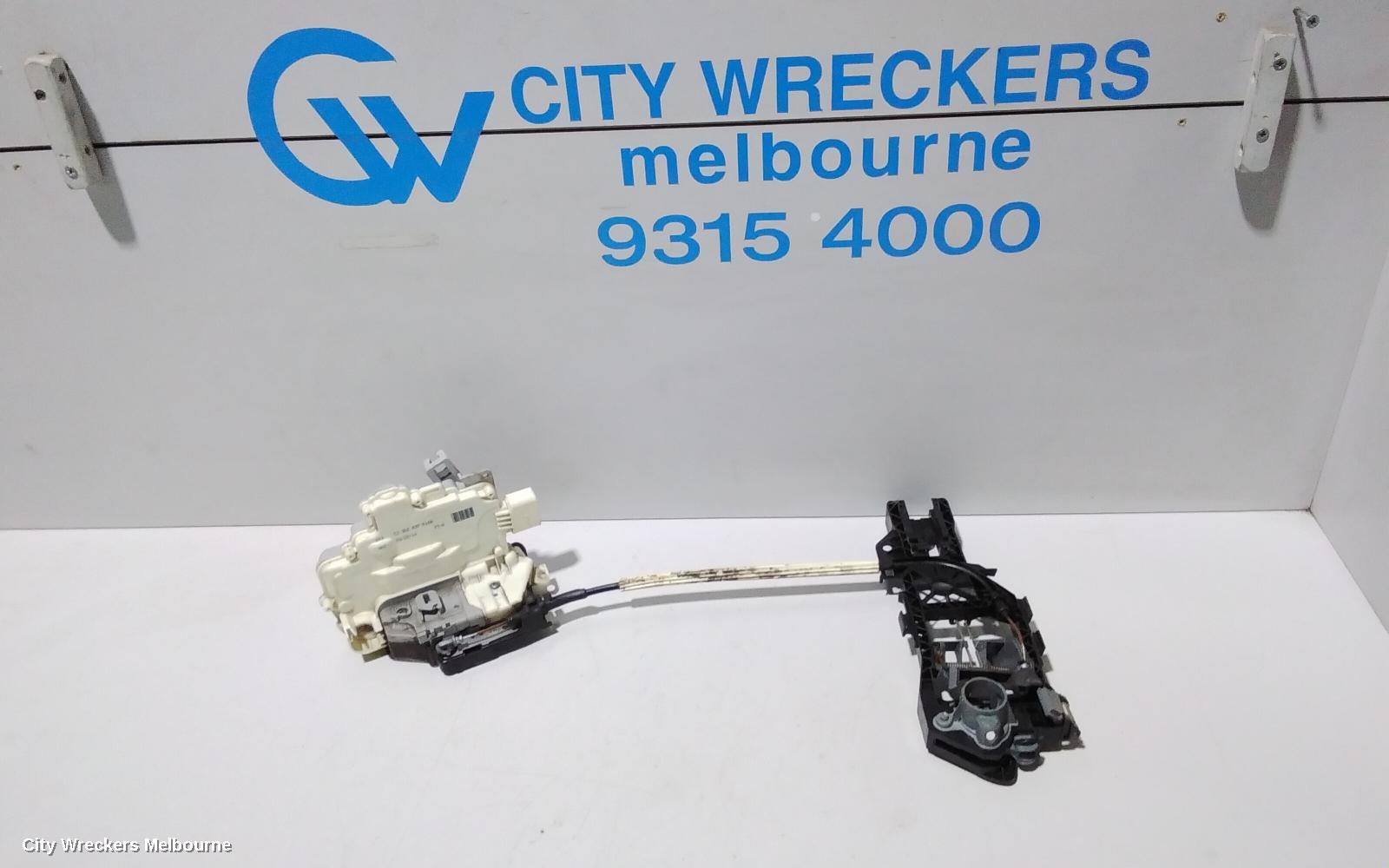 VOLKSWAGEN PASSAT DOOR/BOOT/GATE LOCK, RIGHT FRONT DOOR LOCK, 3C/MK6 B7, SEDAN/WAGON, P/N 3C2837016B, 04/2011 - 05/2015