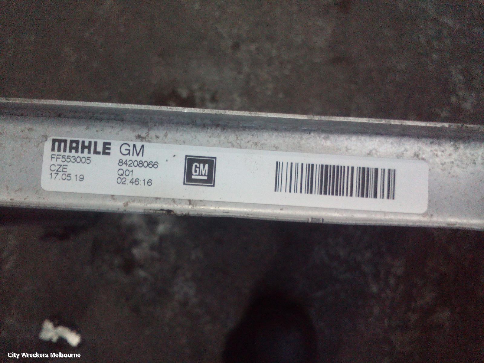 HOLDEN COMMODORE RADIATOR, AUTO, 2.0, PETROL, ZB, 10/2017 - 12/2020