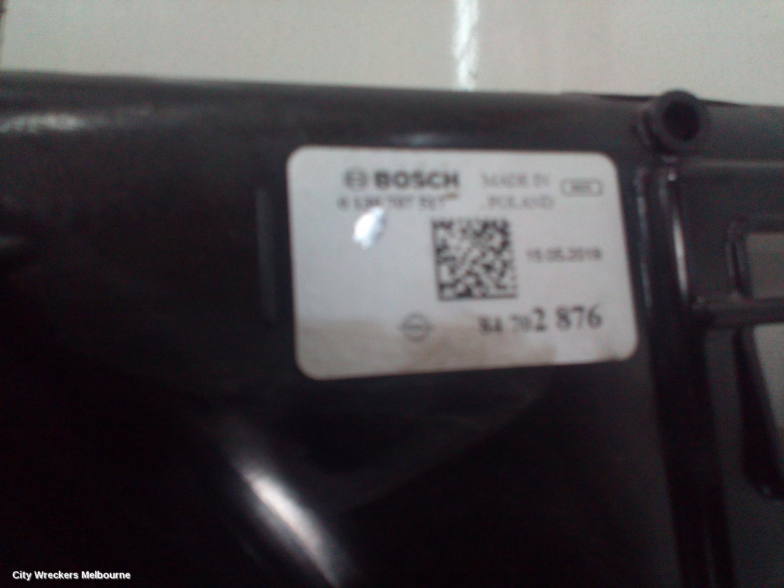 HOLDEN COMMODORE FAN, SINGLE FAN ASSY, 2.0, ZB,PETROL, 10/2017 - 12/2020