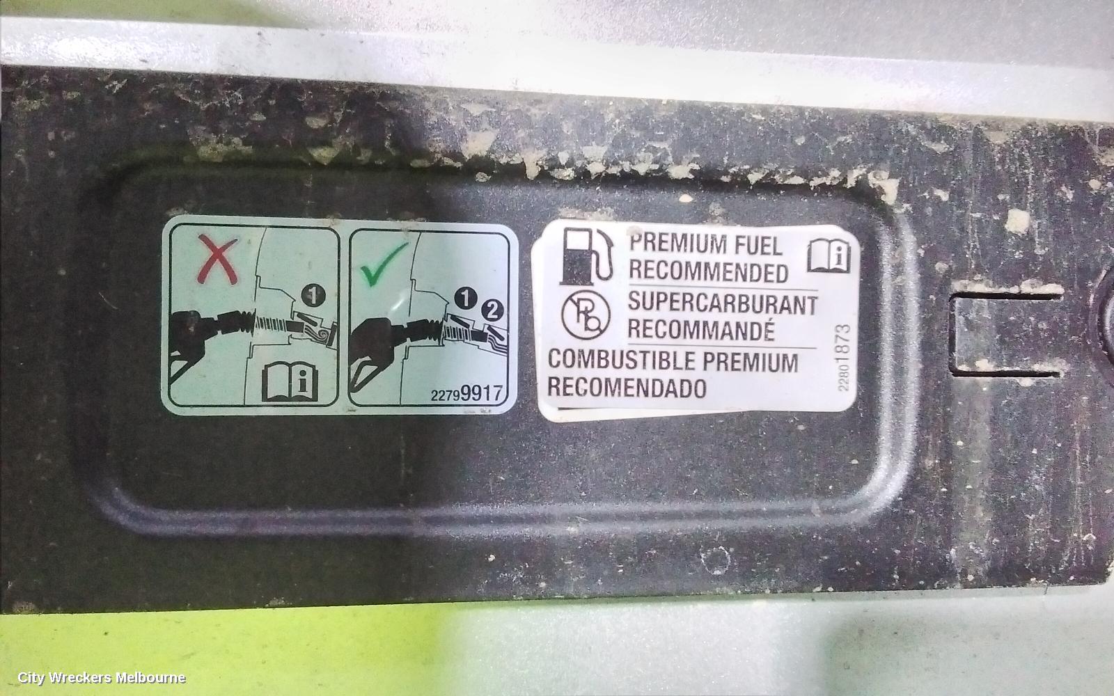 HOLDEN COMMODORE FUEL DOOR / FILLER, FUEL FLAP, ZB, 10/2017 - 12/2020