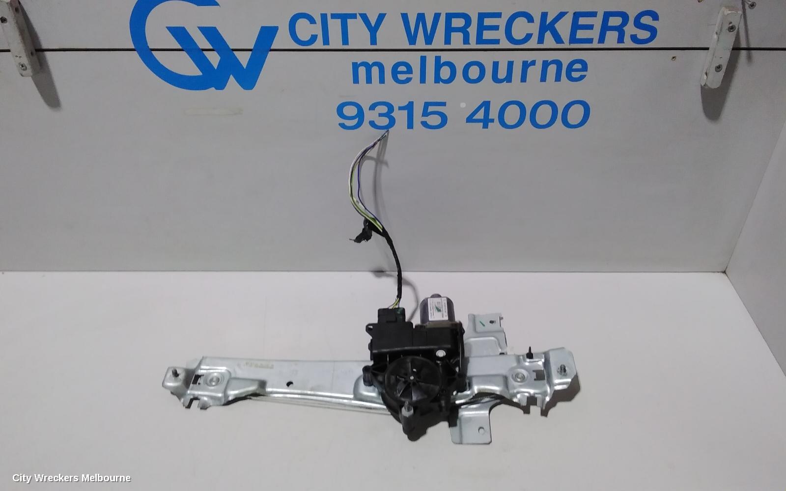 PEUGEOT 2008 LEFT REAR WND REG/MOTOR, A94, 10/2013 - 12/2018