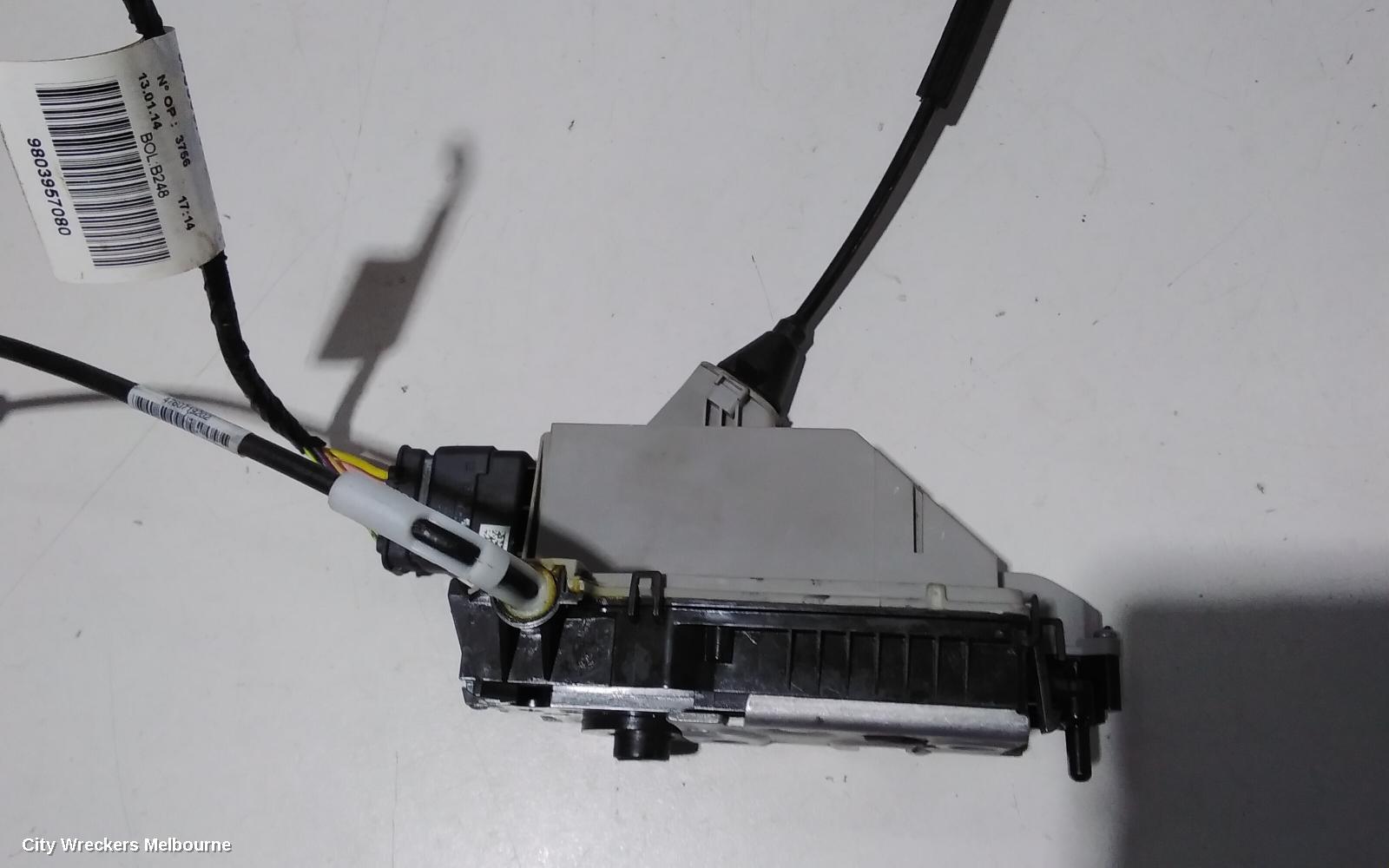PEUGEOT 2008 DOOR/BOOT/GATE LOCK, LEFT REAR DOOR LOCK, A94, 10/2013 ONWARDS