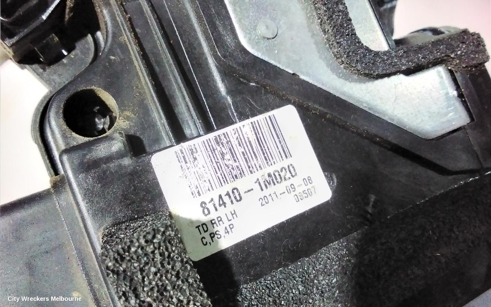 KIA CERATO DOOR/BOOT/GATE LOCK, LEFT REAR DOOR LOCK, TD, SEDAN/HATCH, 10/2008 - 03/2013