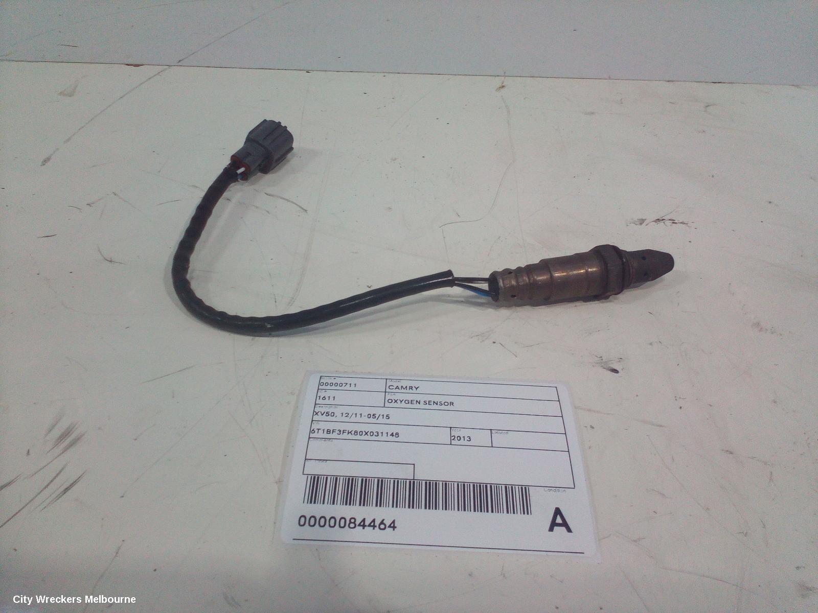 TOYOTA CAMRY OXYGEN SENSOR, XV50, 12/2011 - 05/2015
