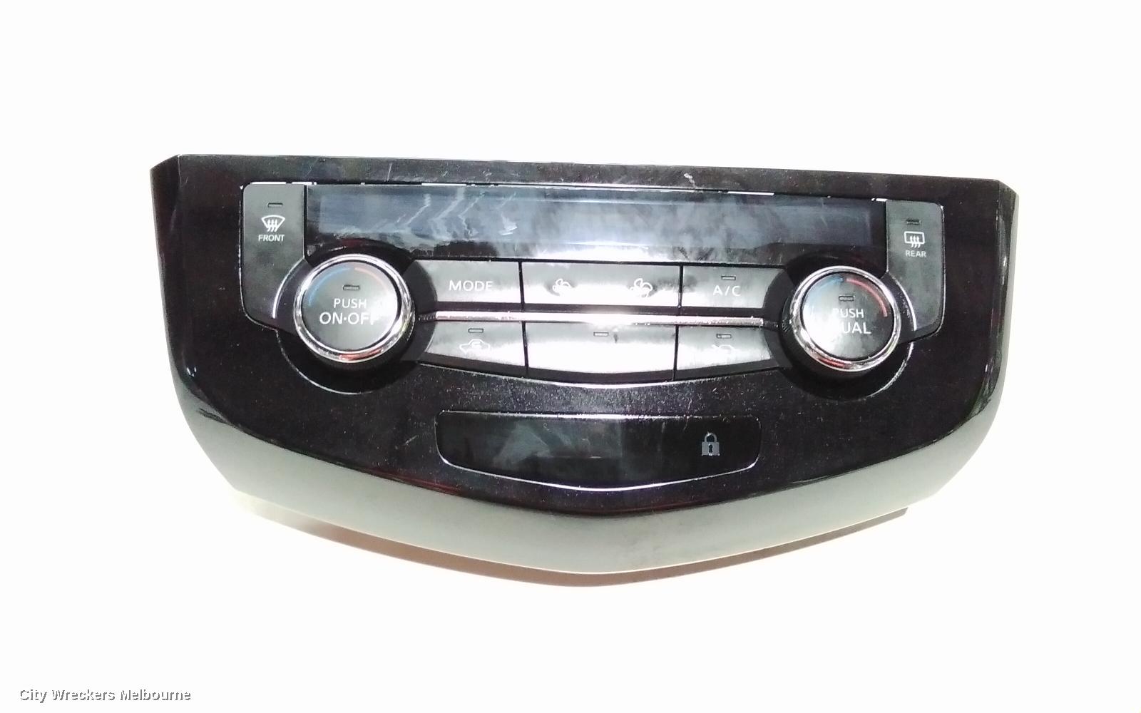 NISSAN QASHQAI HEATER/AC CONTROLS, J11, CLIMATE CONTROL TYPE, 06/2014 - 07/2021
