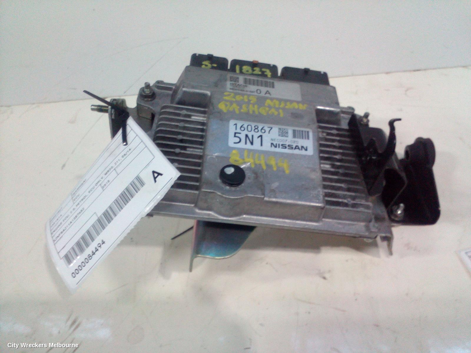 NISSAN QASHQAI ECU, ENGINE ECU, 2.0, PETROL, ECU ONLY, MR20, J11, 06/2014 ONWARDS