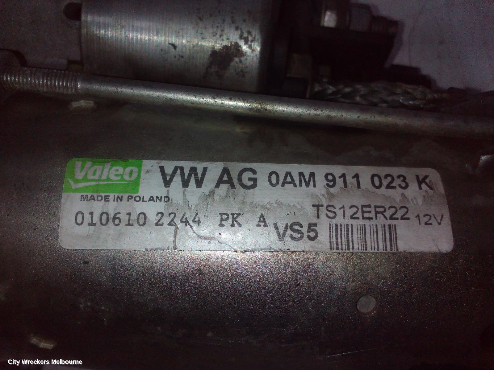 VOLKSWAGEN POLO STARTER, PETROL, 1.2, TURBO, 6R, 05/2010 - 05/2014