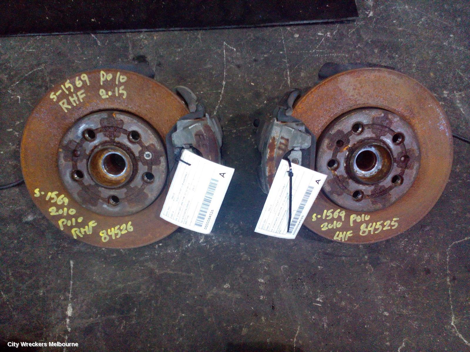 VOLKSWAGEN POLO RIGHT FRONT HUB ASSEMBLY, 6R, NON GTI TYPE, 05/2010 - 09/2017