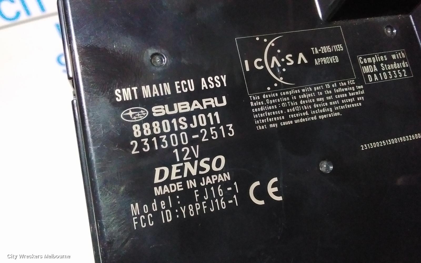 SUBARU FORESTER ECU, ENGINE ECU, 2.5, FB25, PETROL, SEC SET (ECU/IMM/READER/KEY), SK, 08/2018 ONWARDS