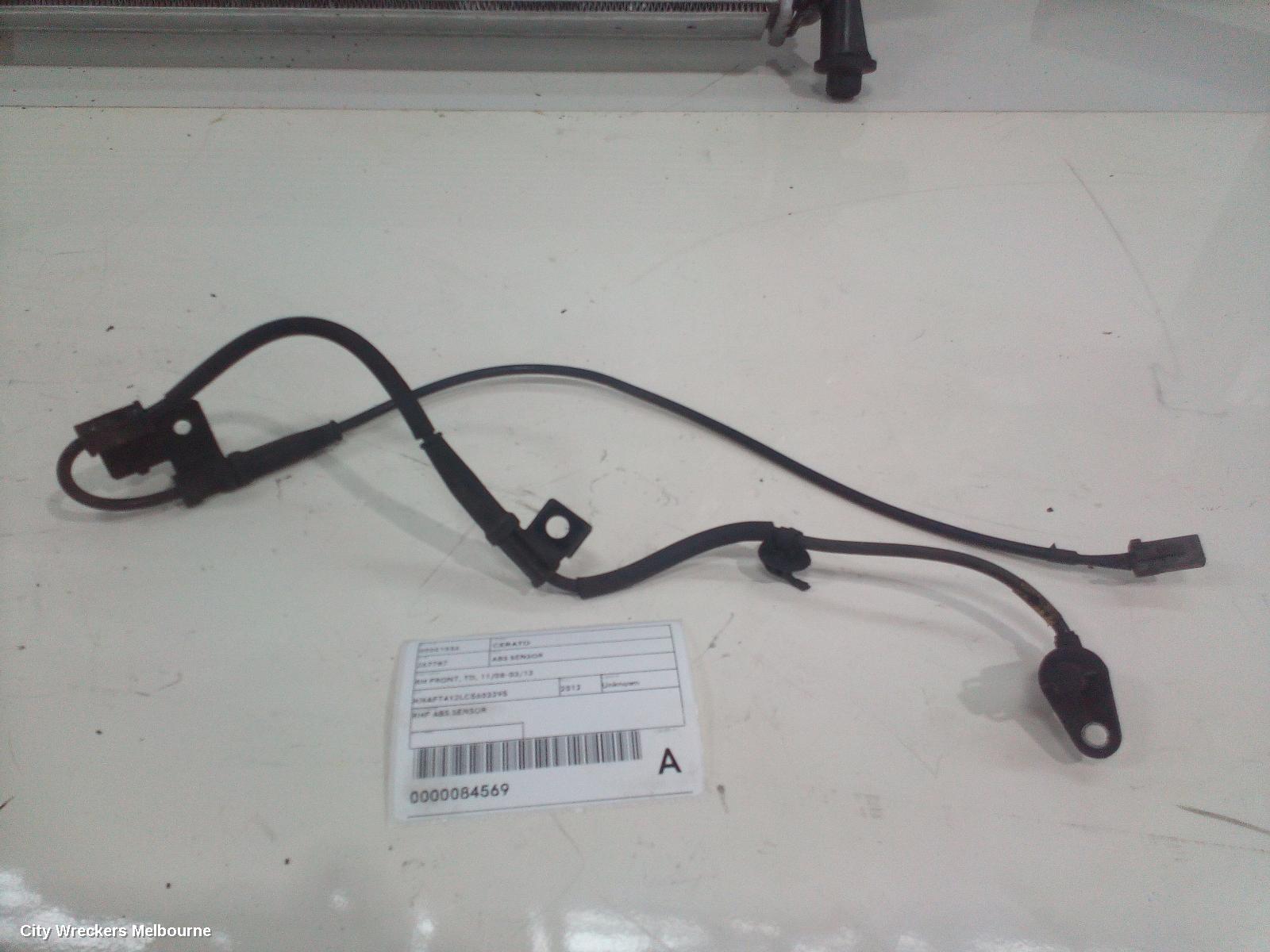 KIA CERATO ABS SENSOR, RH FRONT, TD, 11/2008 - 03/2013