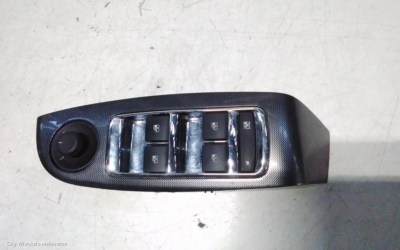 HOLDEN MALIBU PWR DR WIND SWITCH, RH FRONT (MASTER SWITCH), V300, 04/2013 - 12/2017