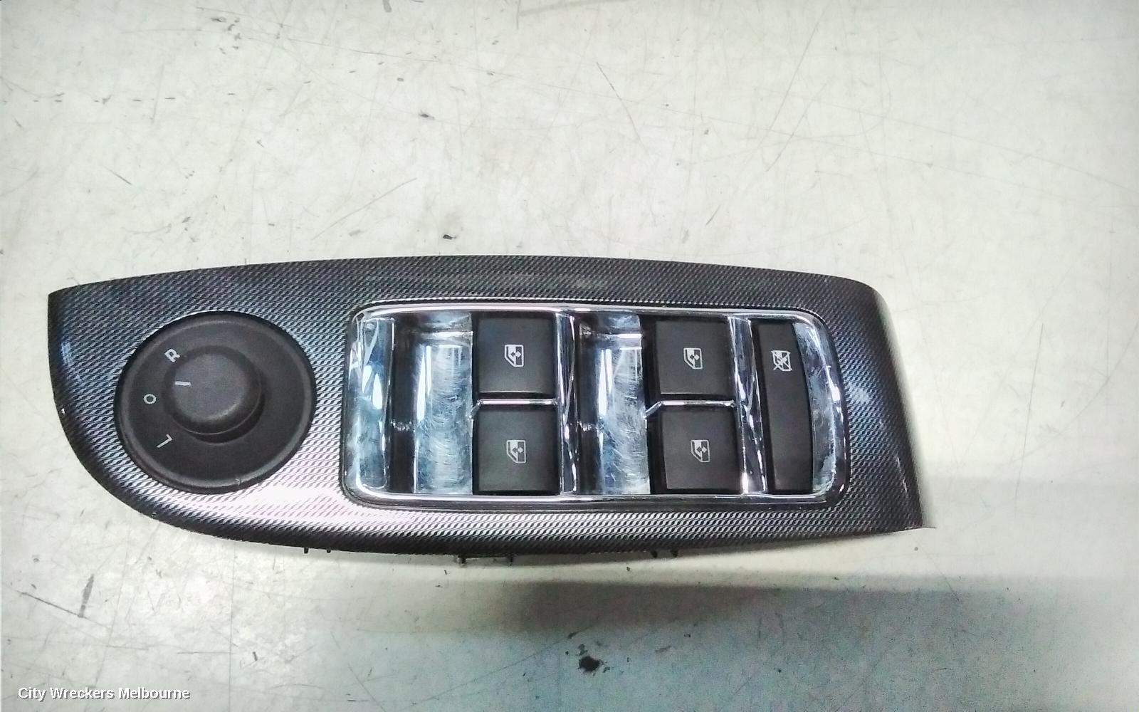 HOLDEN MALIBU PWR DR WIND SWITCH, RH FRONT (MASTER SWITCH), V300, 04/2013 - 12/2017
