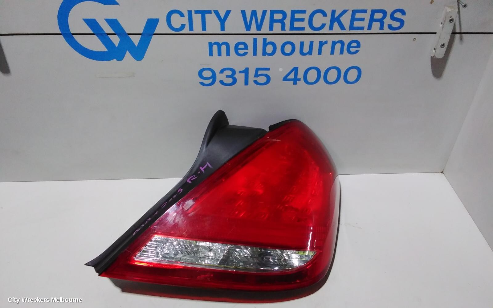 NISSAN MAXIMA RIGHT TAILLIGHT, J31, LENS# 4969, 02/2002 - 12/2005