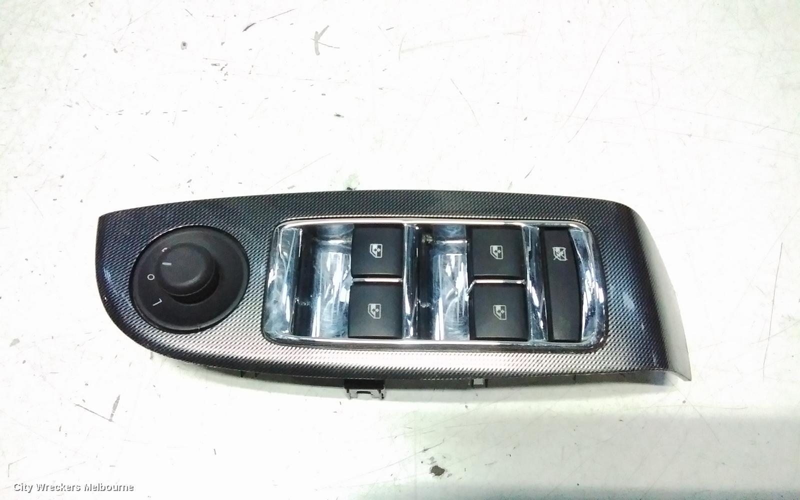 HOLDEN MALIBU PWR DR WIND SWITCH, RH FRONT (MASTER SWITCH), V300, 04/2013 - 12/2017