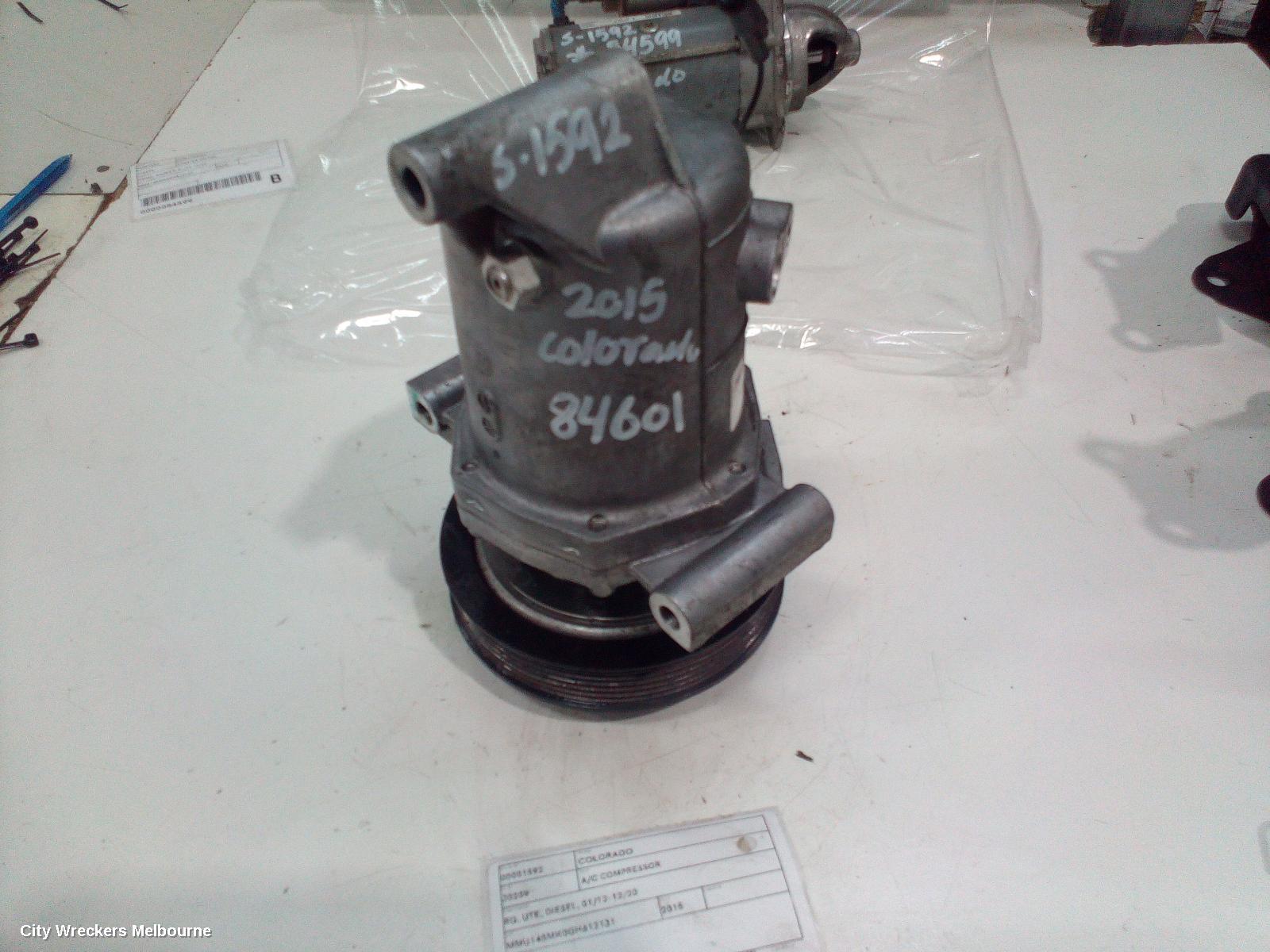HOLDEN COLORADO A/C COMPRESSOR, RG, UTE, DIESEL, 01/2012 - 12/2020
