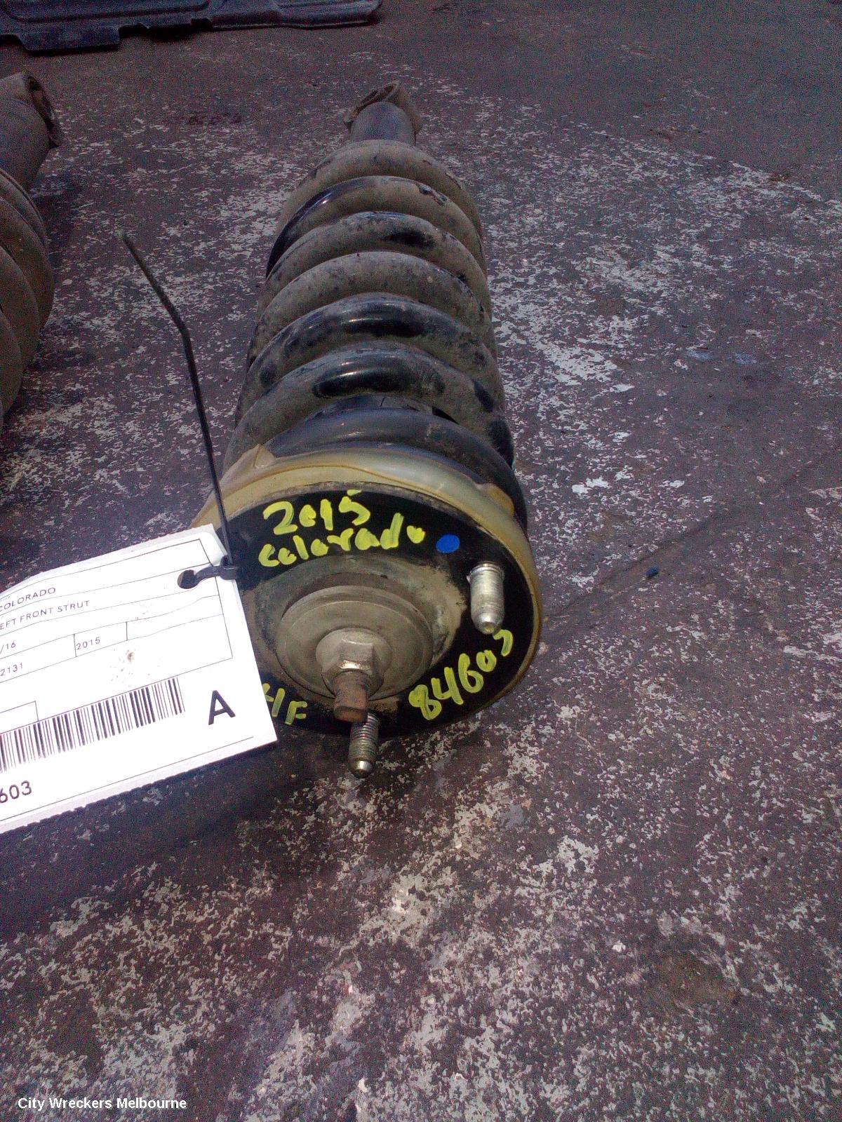 HOLDEN COLORADO LEFT FRONT STRUT, 4WD, RG, 01/2012 - 06/2016