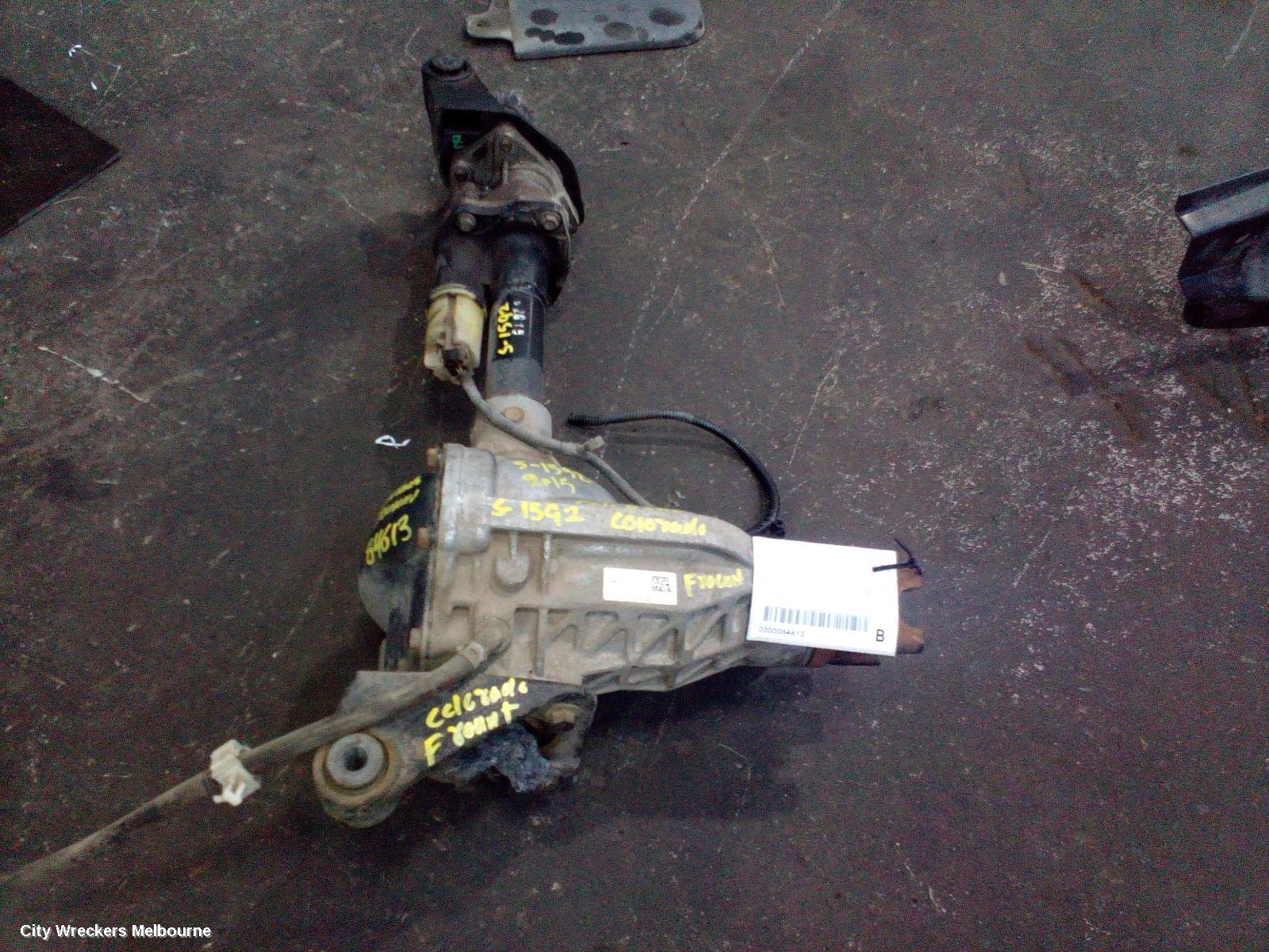 HOLDEN COLORADO DIFFERENTIAL CENTRE, FRONT, 2.8, AUTO T/M, RG/RG 7, 3.42 RATIO, 01/2012 - 12/2020