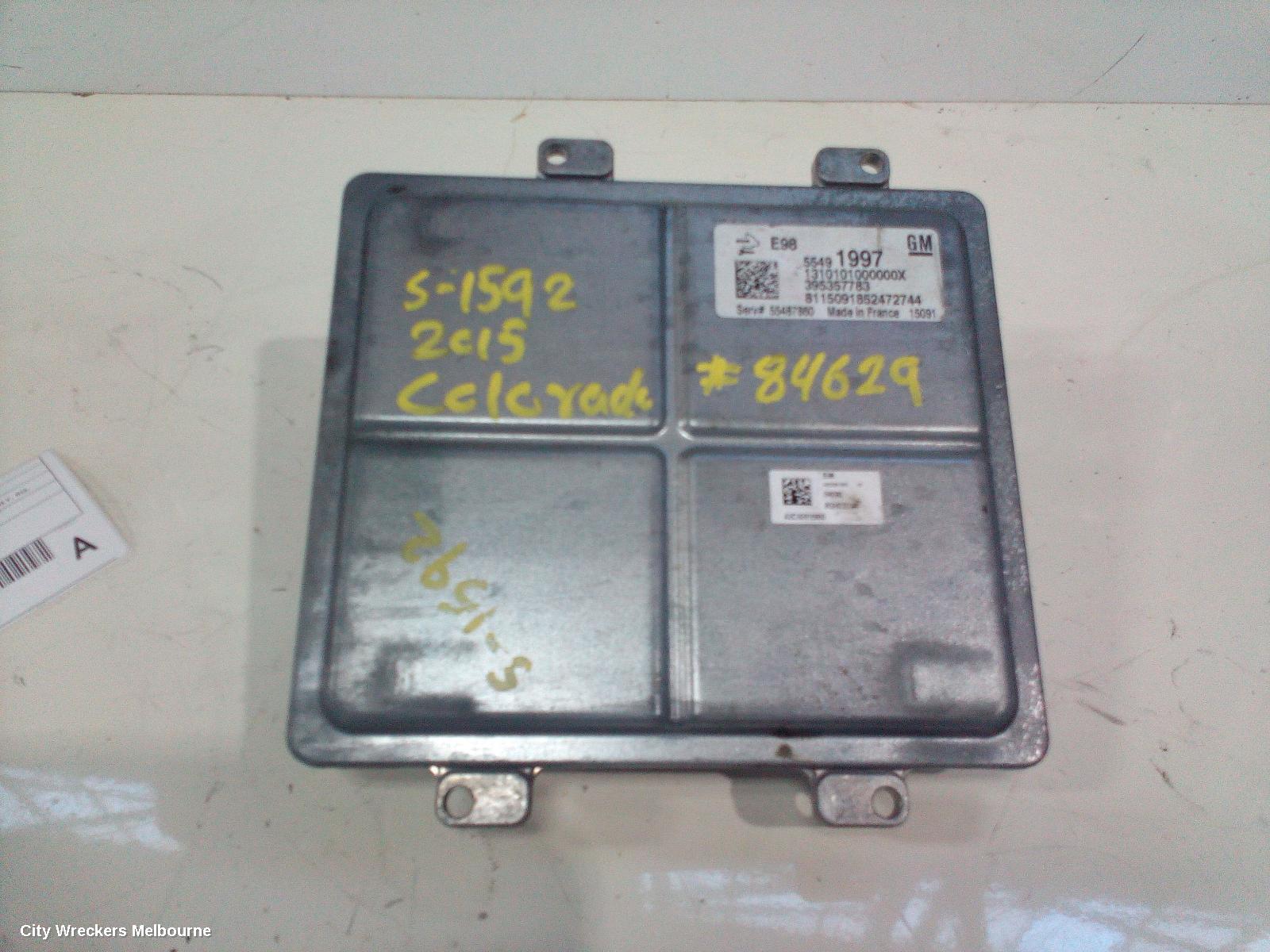 HOLDEN COLORADO ECU, ENGINE ECU, 2.8, DIESEL, P/N 55487860, ECU ONLY, RG, 01/2012 - 12/2020