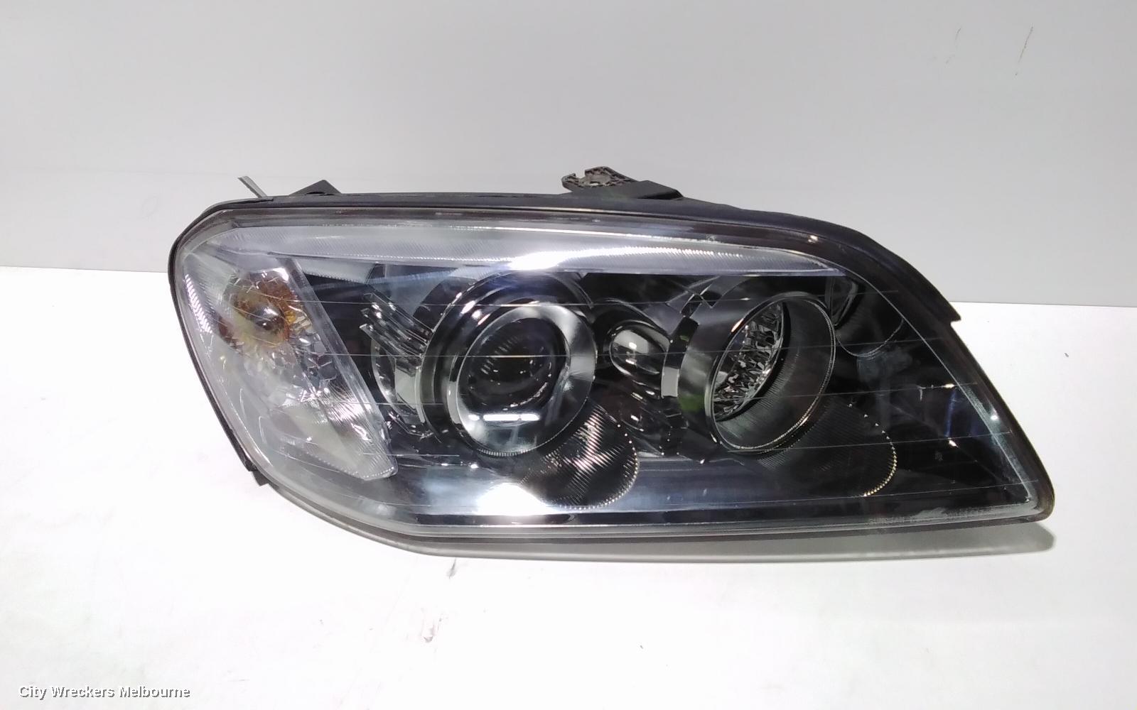 HOLDEN CAPTIVA RIGHT HEADLAMP, CG, CX/LX/SX/CAPTIVA 7 (4TH VIN = C), CHROME INNER TYPE, 09/2006 - 02/2011