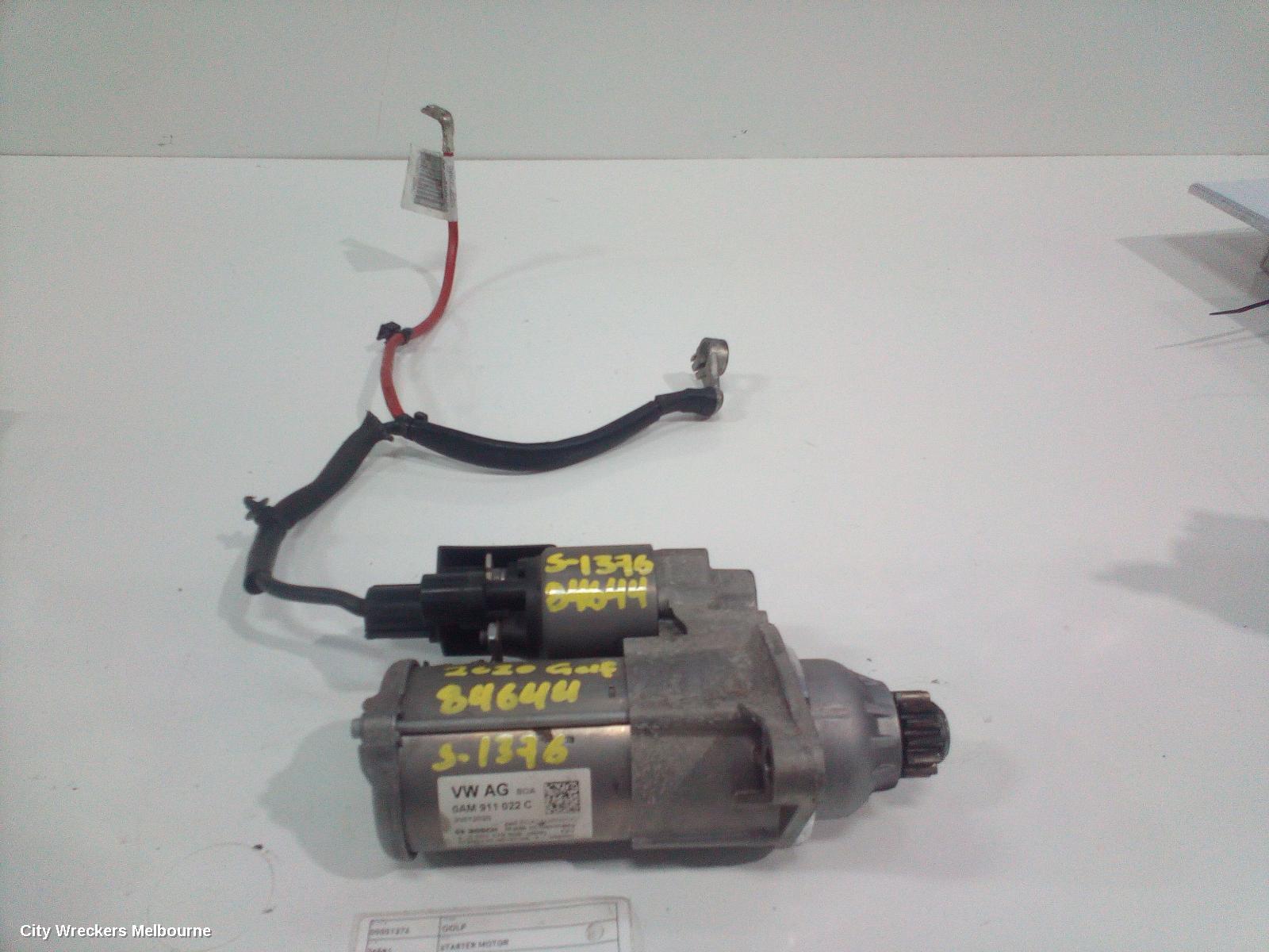 VOLKSWAGEN GOLF STARTER, PETROL, 1.4, AUTO T/M, DENSO, GEN 7, 03/2013 - 08/2020