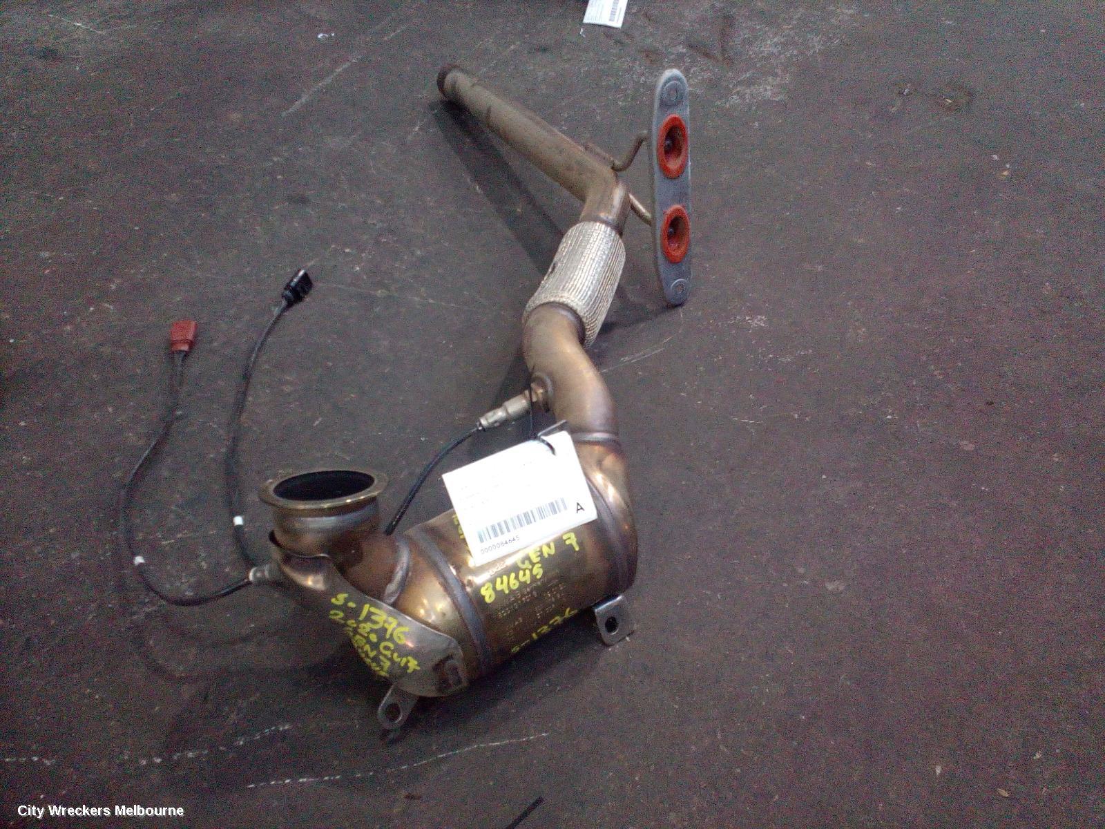 VOLKSWAGEN GOLF CATALYTIC CONVERTER, DOWNPIPE-CAT TYPE, 1.4, PETROL, CPTA/CXSA/CHPA/CMBA/CZCA/CZDA CODE, GEN 7, 03/2013 - 08/2020