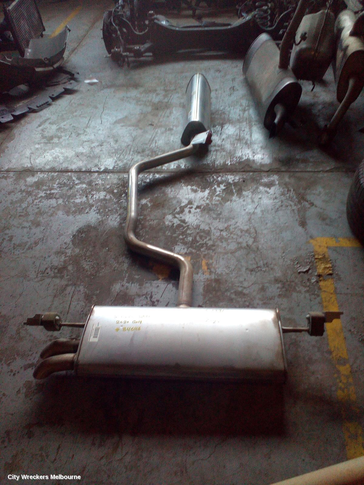 VOLKSWAGEN GOLF EXHAUST SYSTEM, GEN 7, 11/2012 - 08/2020