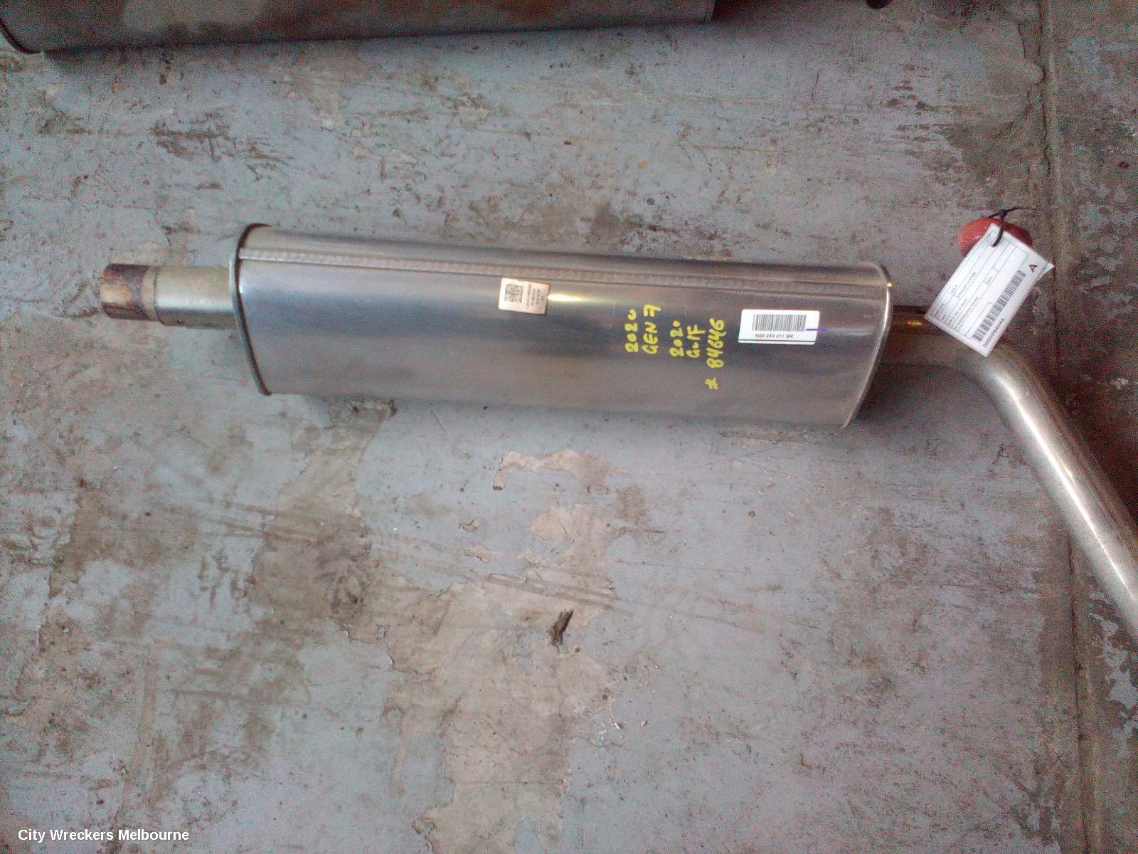 VOLKSWAGEN GOLF EXHAUST SYSTEM, GEN 7, 11/2012 - 08/2020