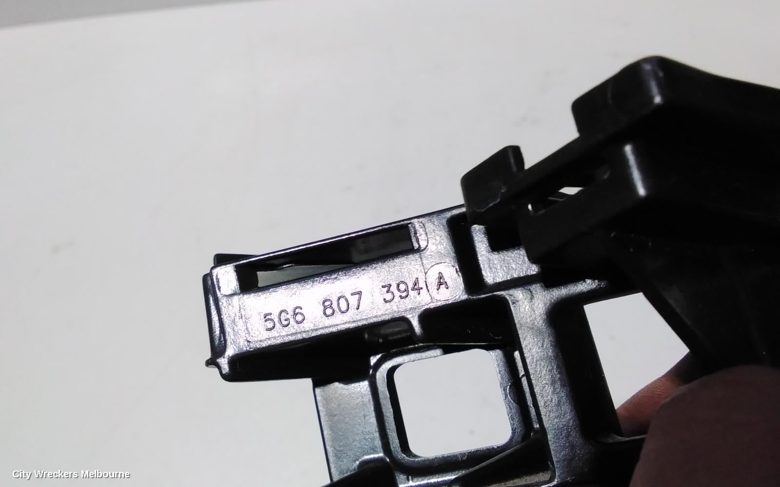 VOLKSWAGEN GOLF R/BAR BRACKET/REINFO, RIGHT BUMPER BRACKET (TO QUARTER PANEL), GEN 7, HATCH, 03/2013 - 08/2020
