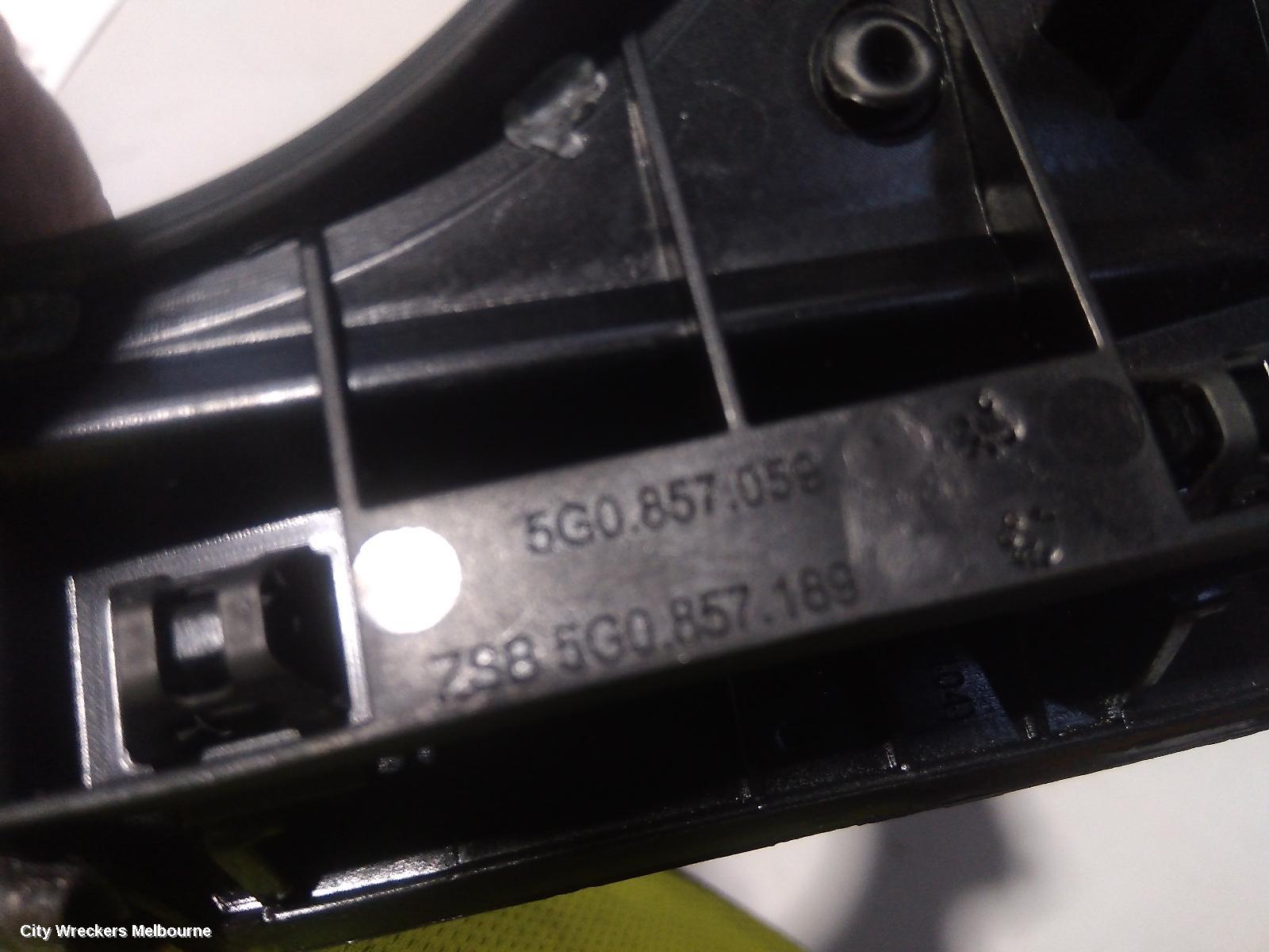 VOLKSWAGEN GOLF, GEN 7, 11/2012 - 08/2020, CLUSTER COVER: 84665