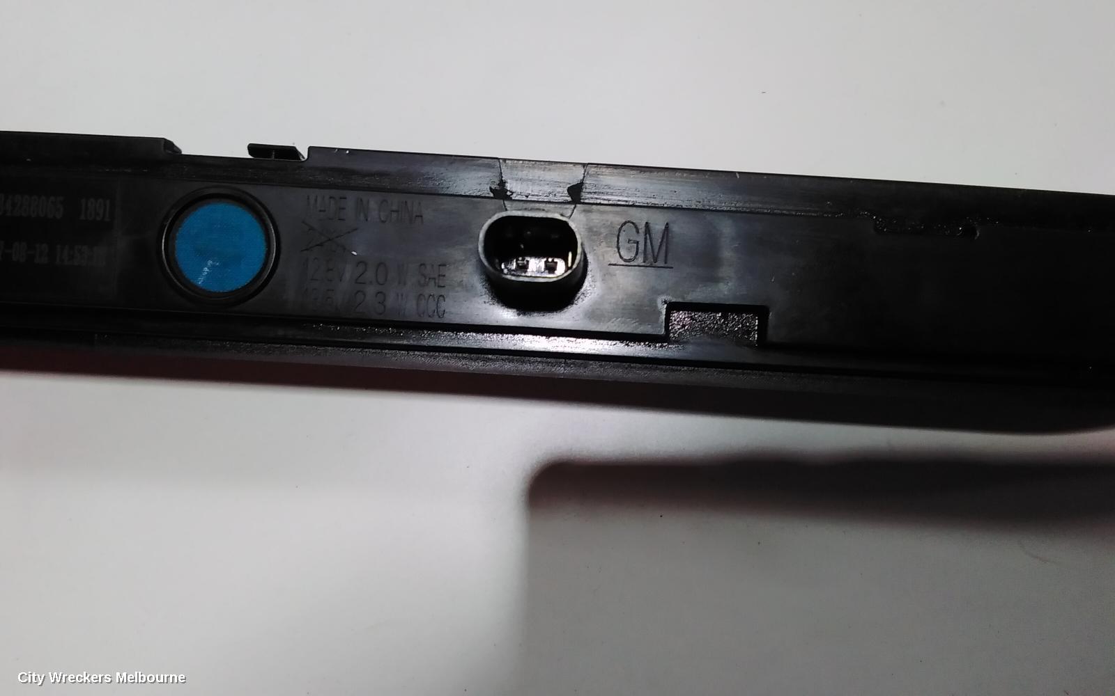HOLDEN EQUINOX HIGH LEVEL STOPLIGHT, EQ, 09/2017 - 12/2020