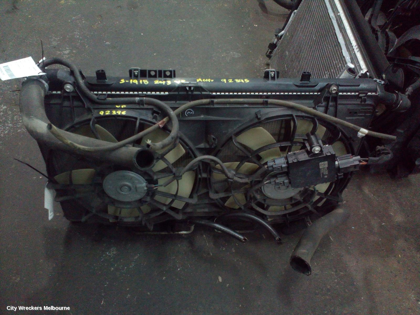 HOLDEN COMMODORE RADIATOR, AUTO, V6 ENG, VE-VF, 09/2010 - 12/2017