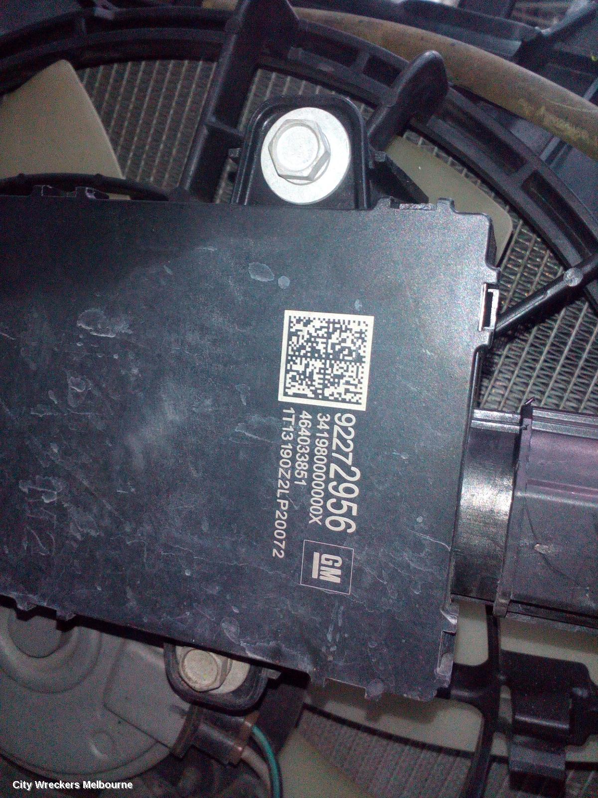 HOLDEN COMMODORE FAN, DUAL FAN ASSY, 3.6, VF, 05/2013 - 12/2017