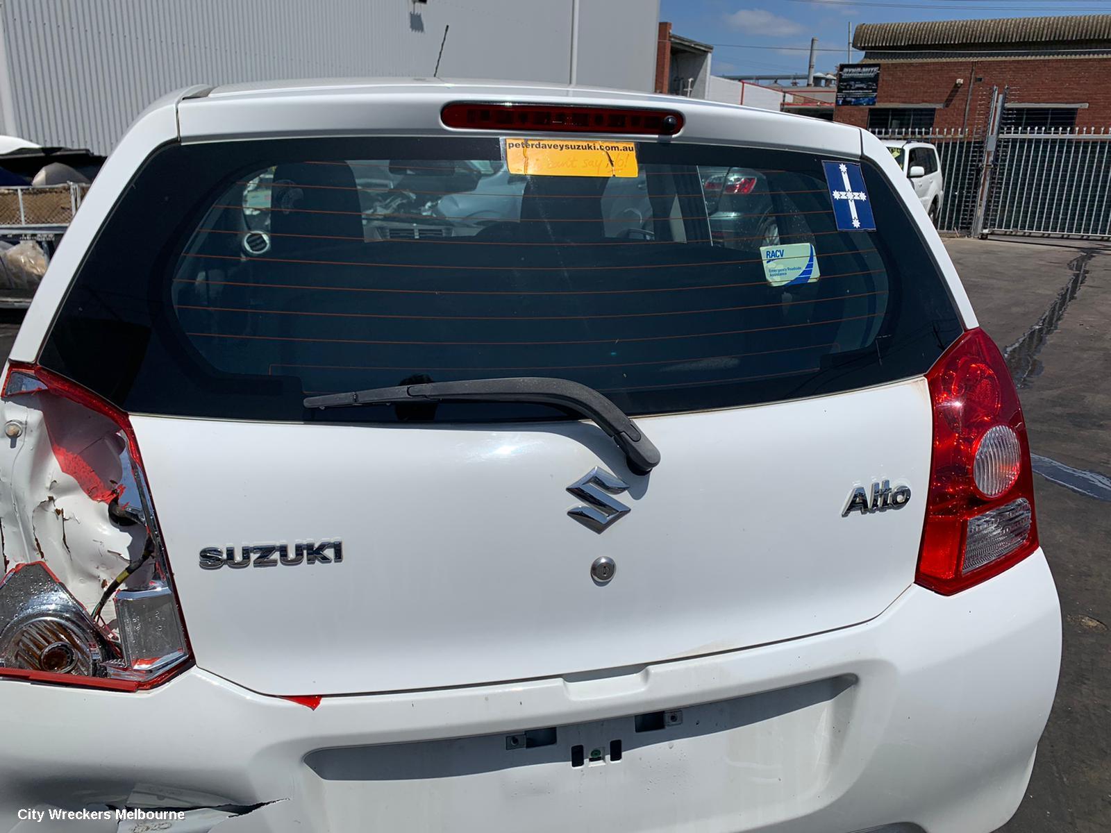SUZUKI ALTO BOOTLID/TAILGATE, TAILGATE, GF, 07/2009 - 12/2014