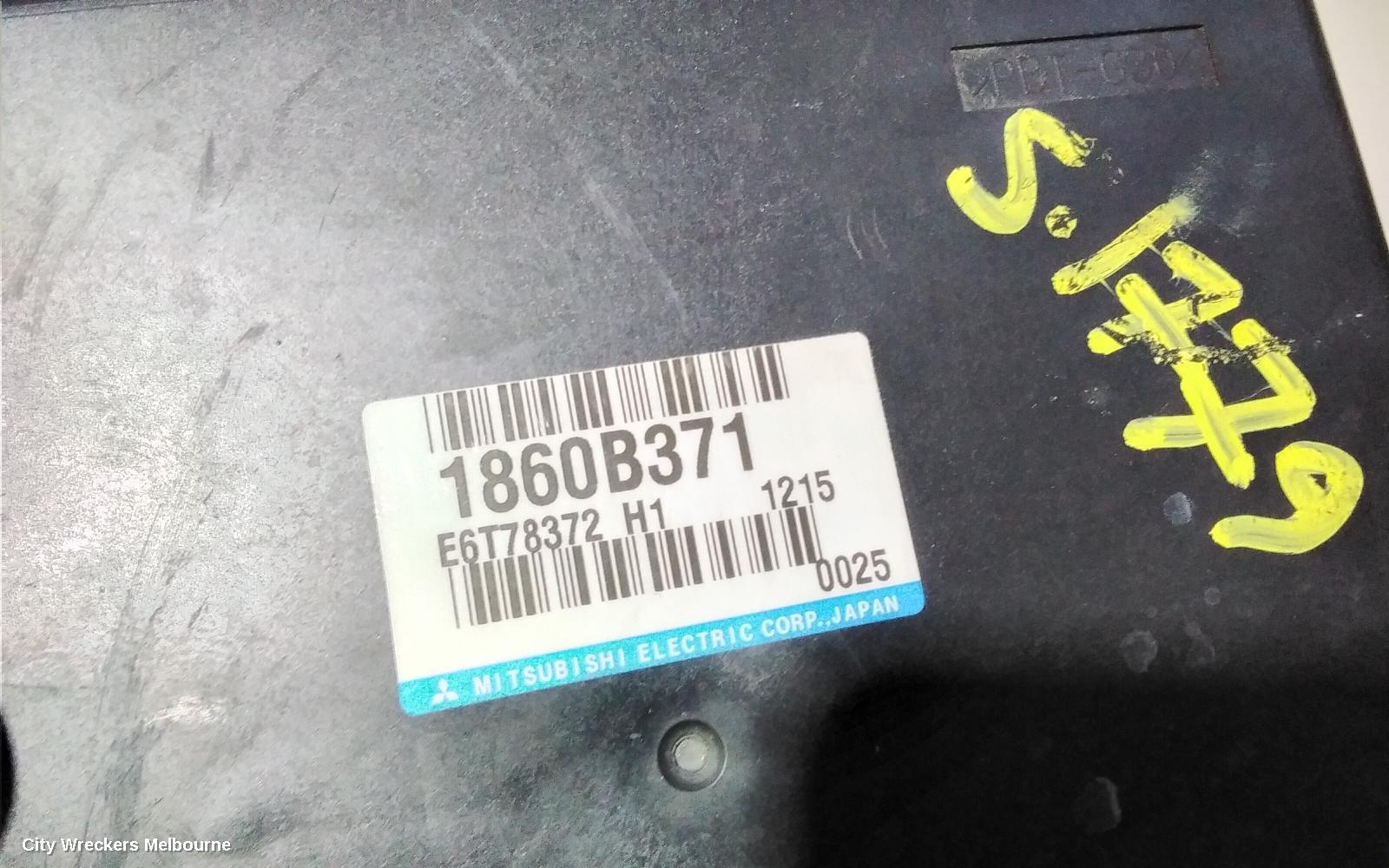 MITSUBISHI ASX ECU, ENGINE ECU, PETROL, MANUAL T/M, ECU ONLY, XA, 07/2010 - 08/2012
