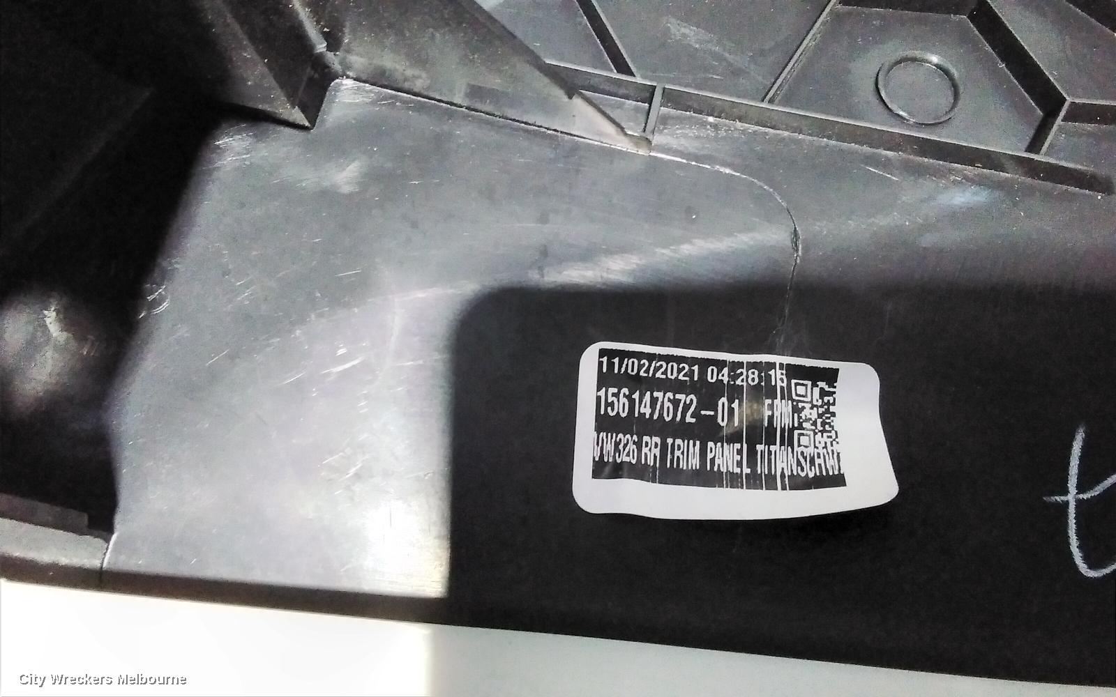 VOLKSWAGEN TIGUAN DOOR TRIM, LH REAR, 5NA, 06/2016 ONWARDS