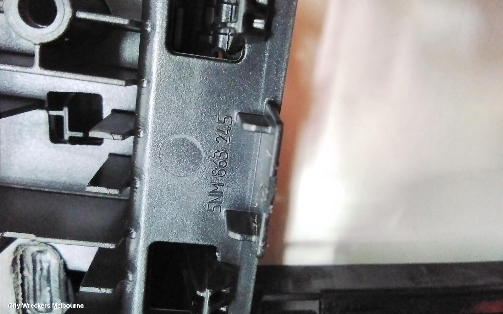 VOLKSWAGEN TIGUAN HEATER/AC CONTROLS, 5NA, FRONT, THREE ZONE CLIMATE CONTROL, W/ SEAT HEATING TYPE, 06/2016 - 05/2021