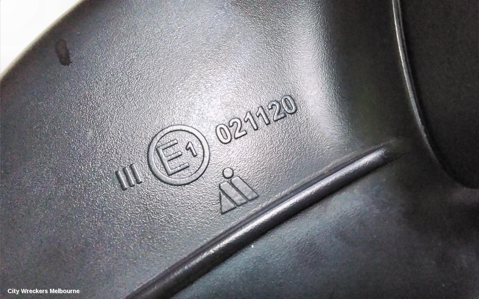 AUDI A1 RIGHT DOOR MIRROR, 8X, A1, NON POWER FOLDING TYPE, 12/2010 - 10/2018