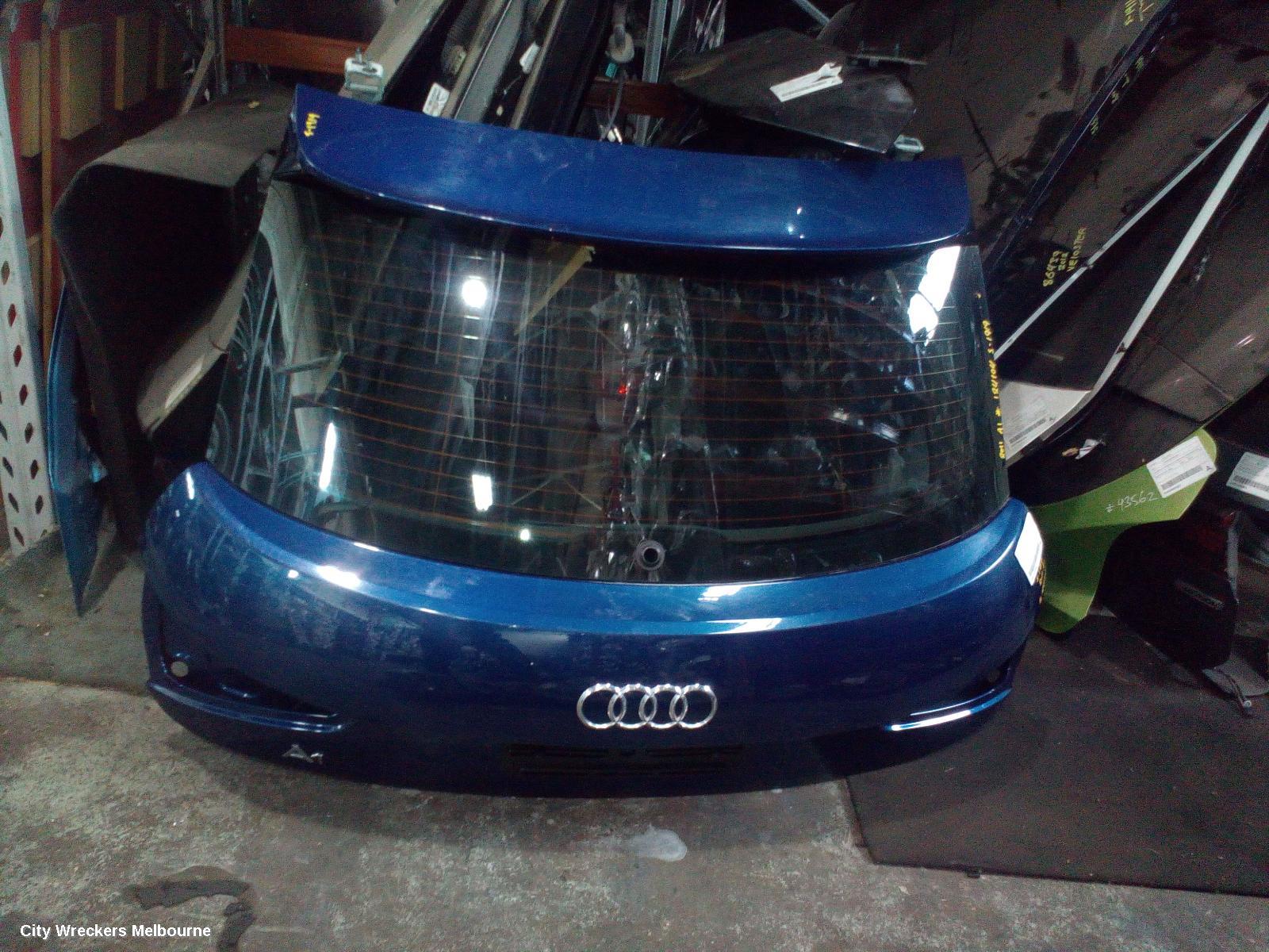 AUDI A1 BOOTLID/TAILGATE, TAILGATE, 8X, A1, 3DR HATCH, 12/2010 - 05/2013