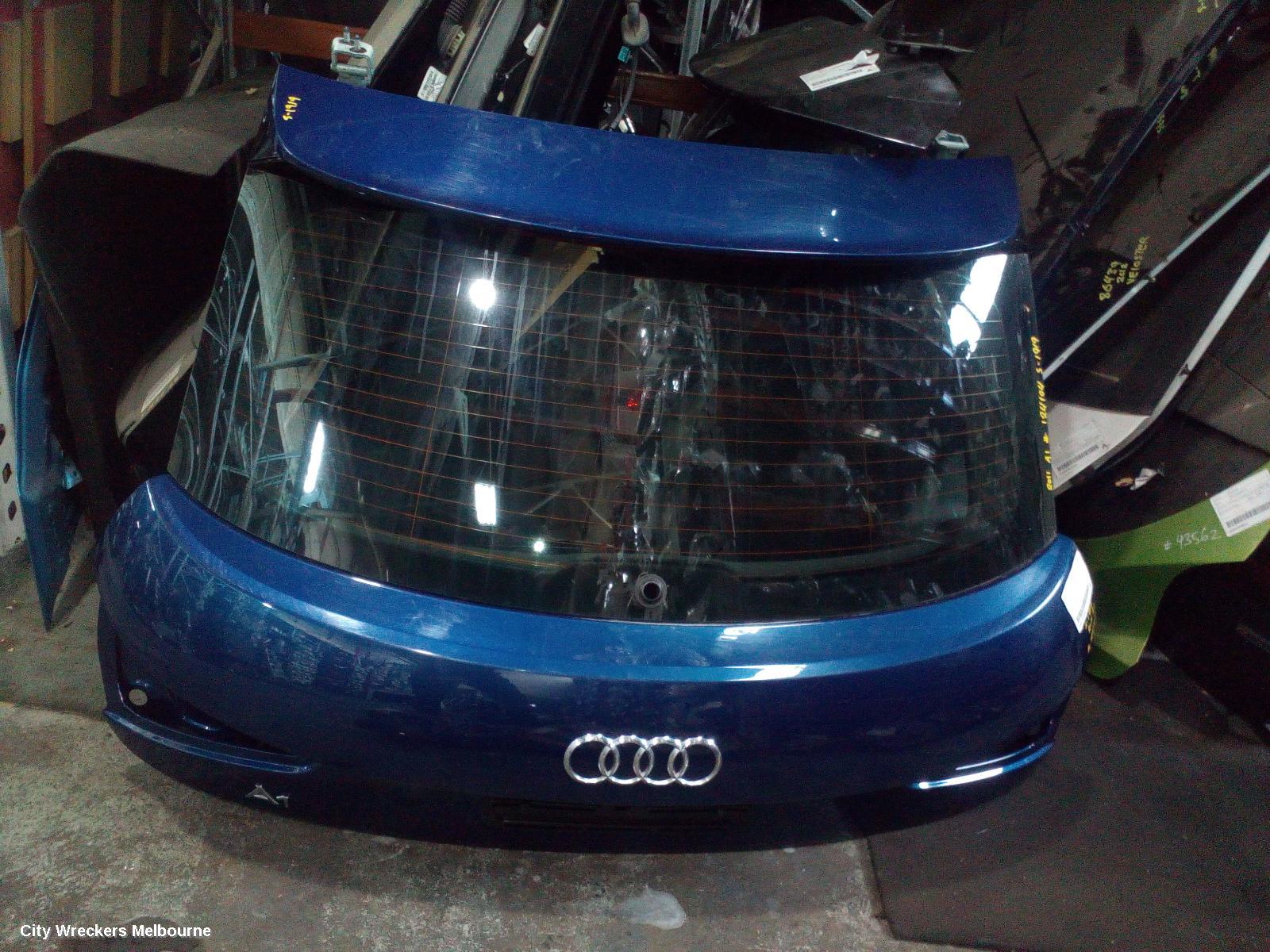 AUDI A1 BOOTLID/TAILGATE, TAILGATE, 8X, A1, 3DR HATCH, 12/2010 - 05/2013