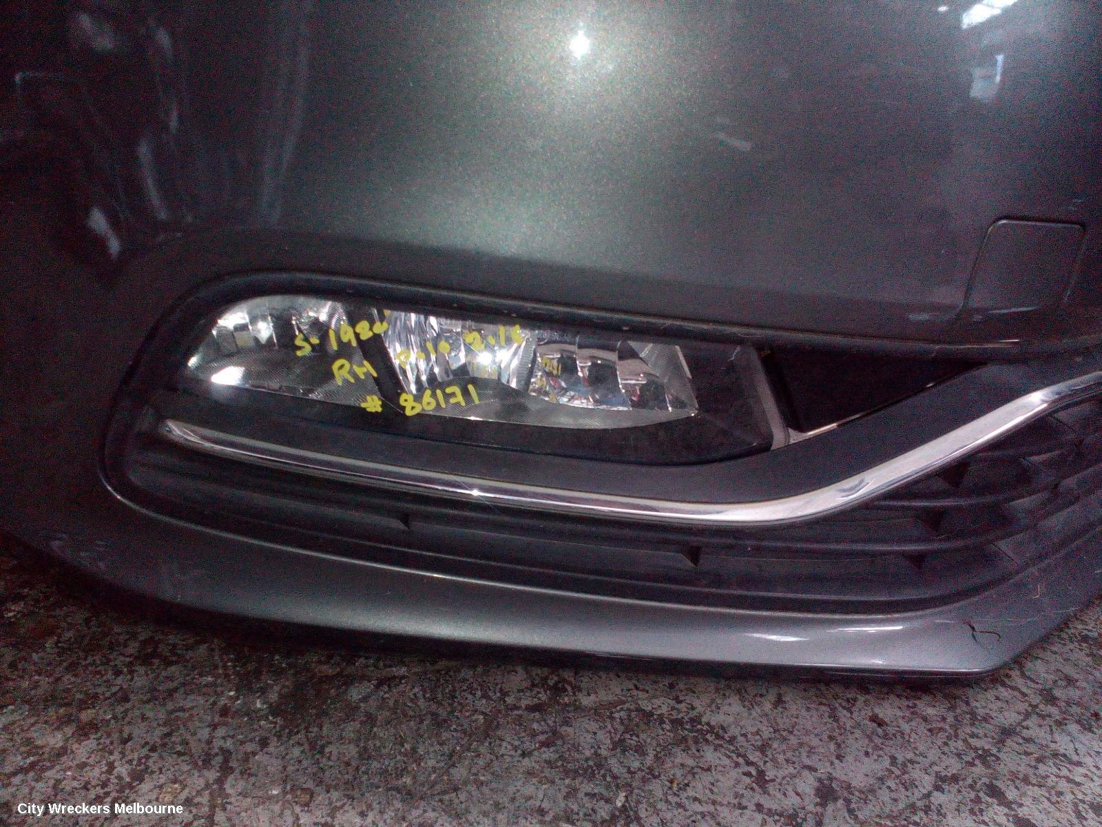 VOLKSWAGEN POLO RIGHT INDICATOR/FOG/SIDE, BUMPER FOGLAMP, 6R, 05/2014 - 09/2017