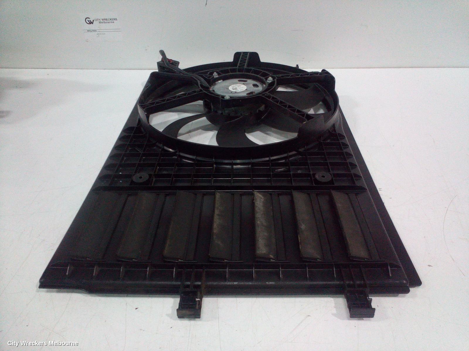 VOLKSWAGEN POLO FAN, DUAL FAN ASSY, 1.4, PETROL, TURBO/SCHARGED, 6R, 05/2010 - 05/2014
