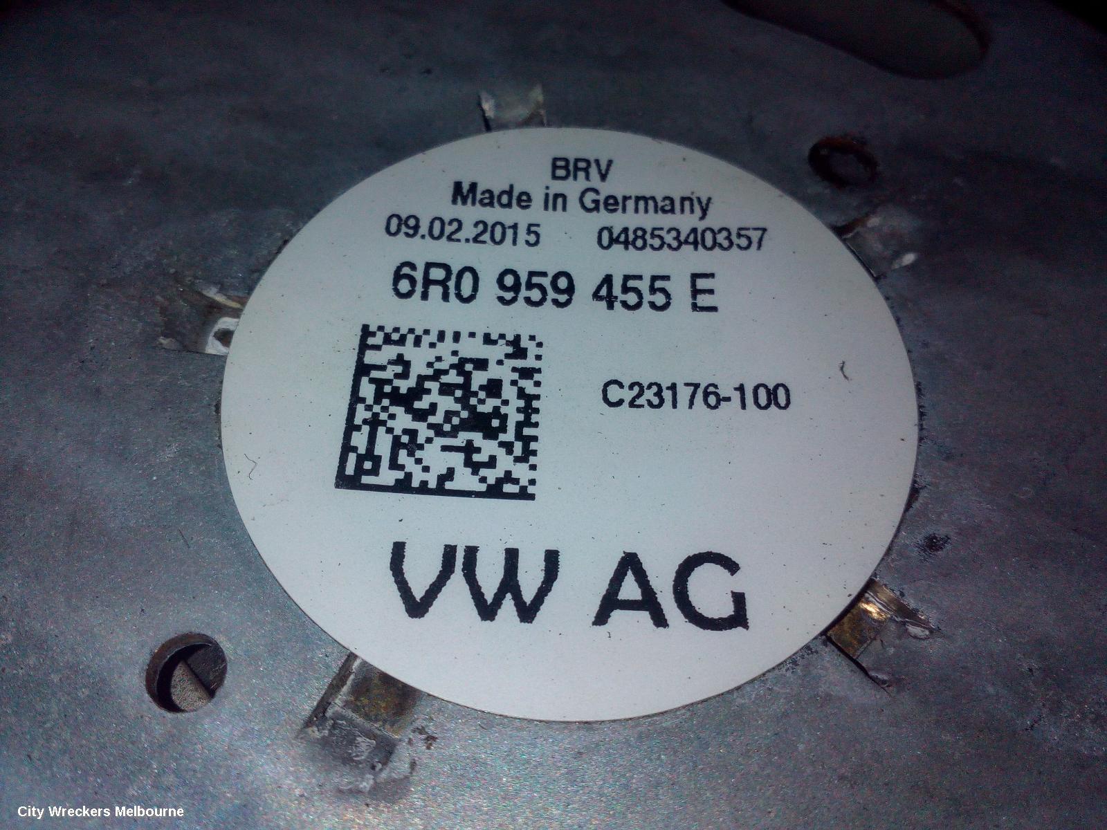 VOLKSWAGEN POLO FAN, DUAL FAN ASSY, 1.4, PETROL, TURBO/SCHARGED, 6R, 05/2010 - 05/2014