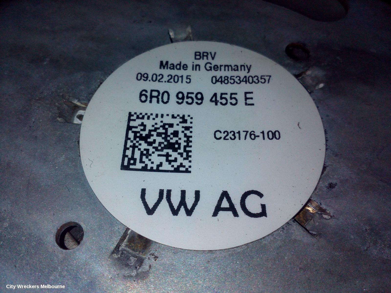 VOLKSWAGEN POLO FAN, DUAL FAN ASSY, 1.4, PETROL, TURBO/SCHARGED, 6R, 05/2010 - 05/2014