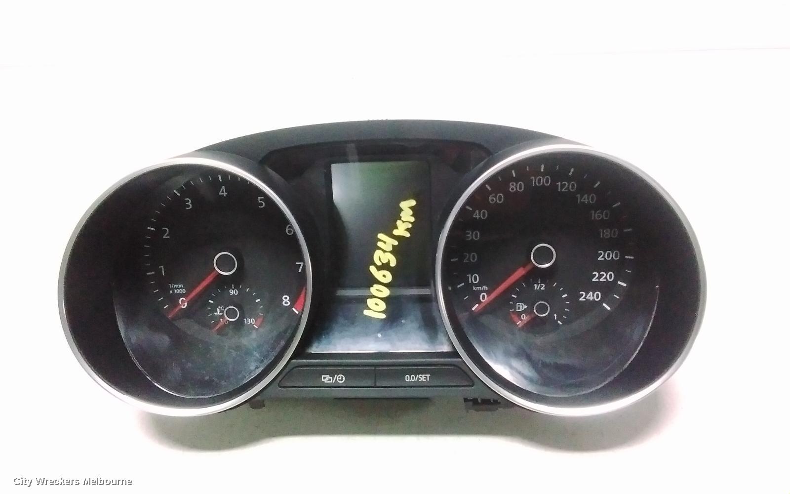 VOLKSWAGEN POLO INSTRUMENT CLUSTER, PETROL, AUTO T/M, 6R, 05/2014 - 09/2017