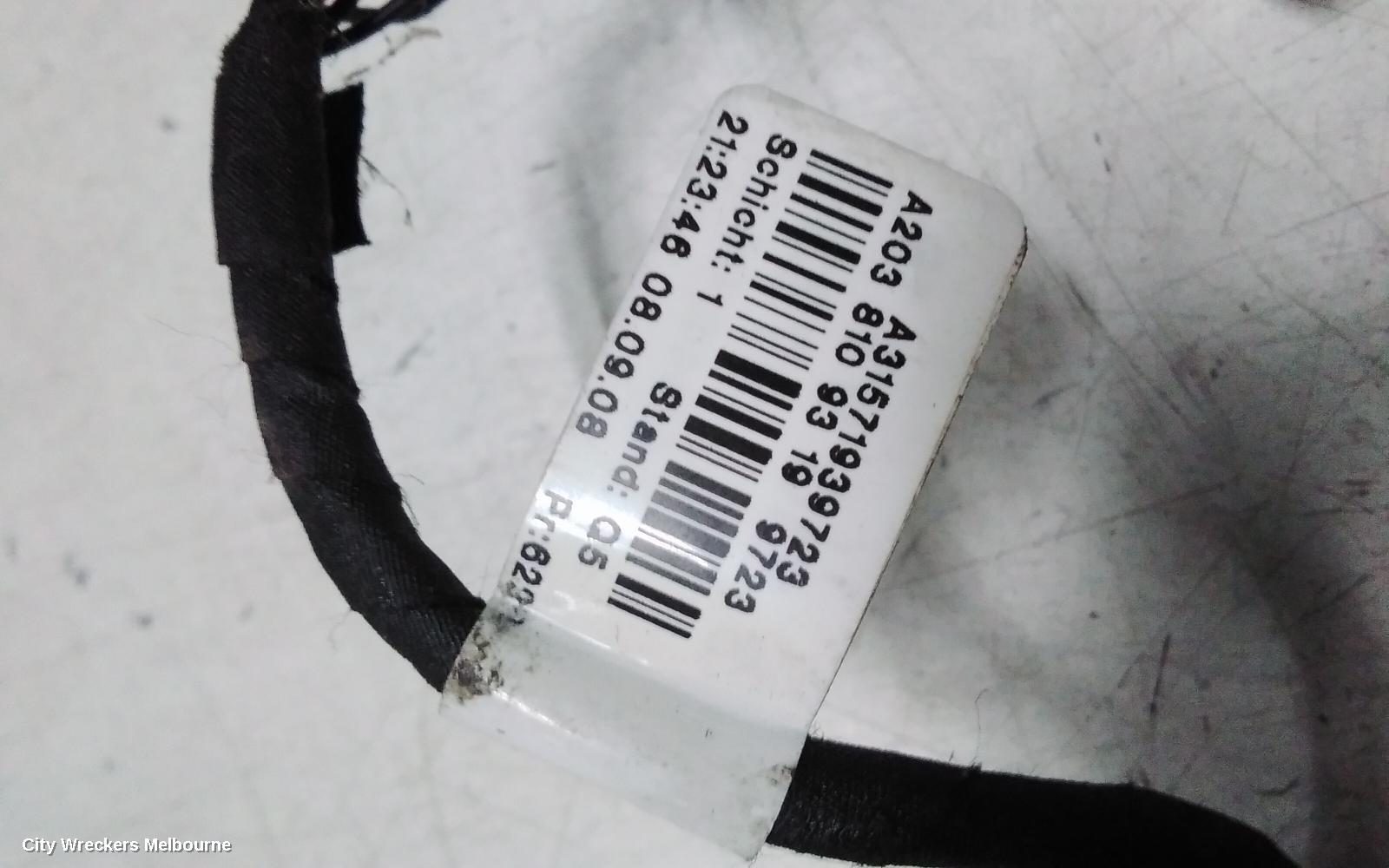 MERCEDES CLC CLASS LEFT DOOR MIRROR, CL203, POWER, NON FOLDING TYPE, 08/2008 - 03/2011