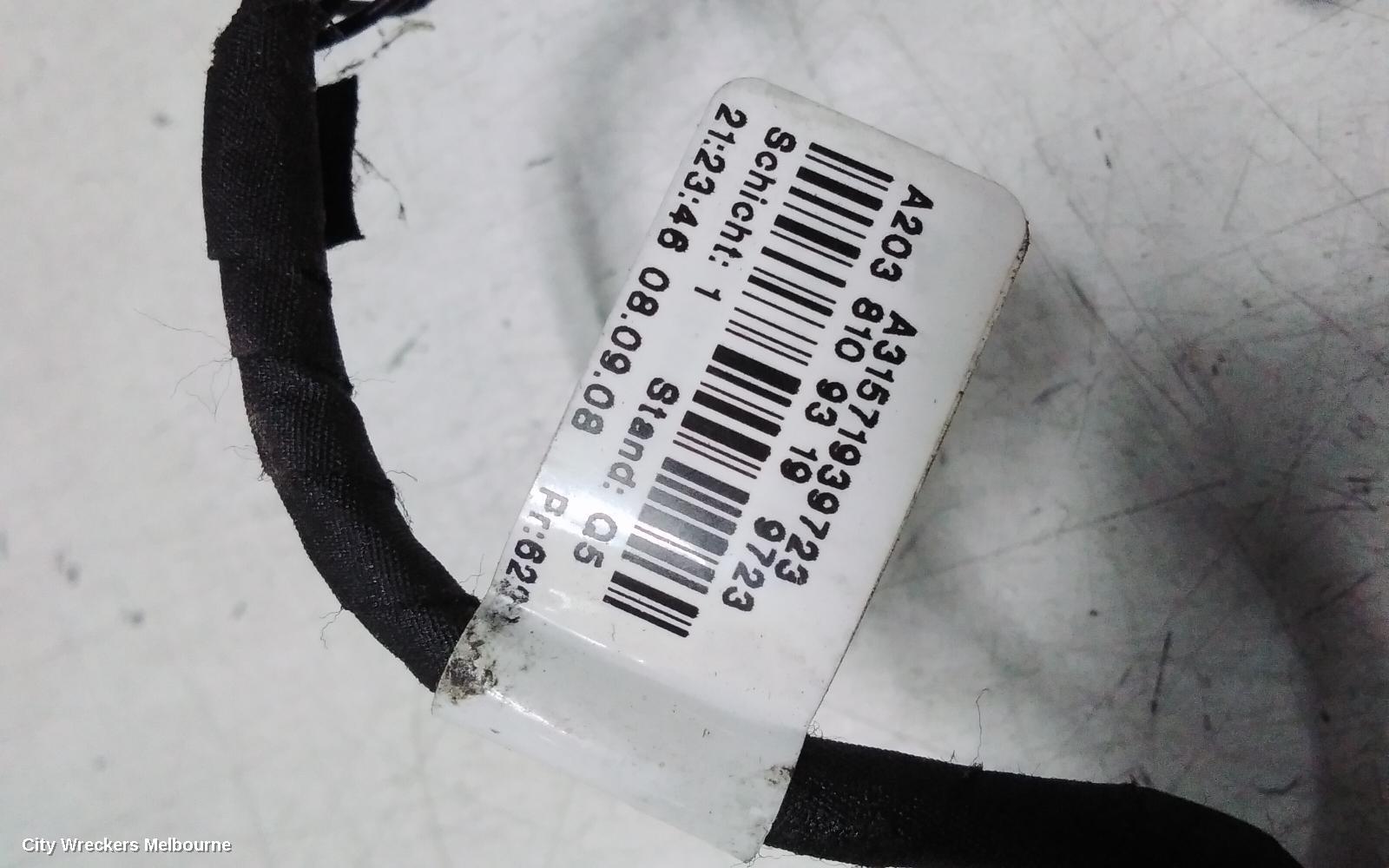 MERCEDES CLC CLASS LEFT DOOR MIRROR, CL203, POWER, NON FOLDING TYPE, 08/2008 - 03/2011