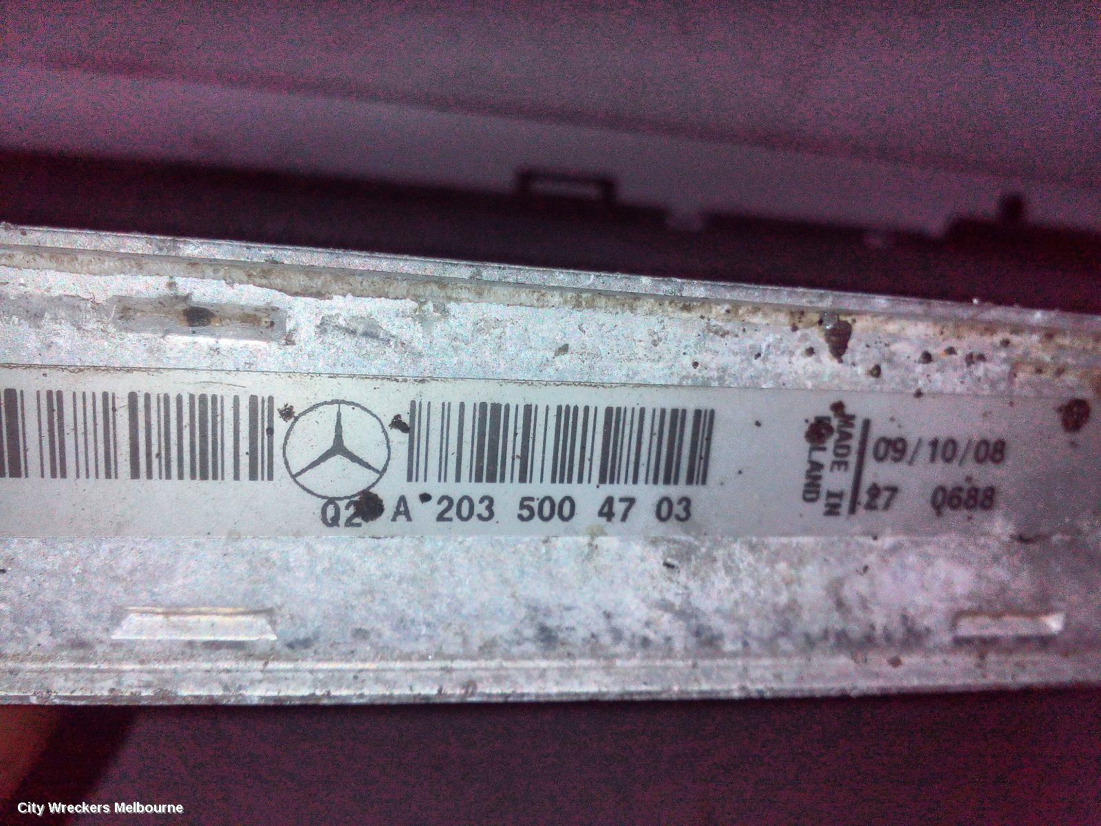 MERCEDES CLC CLASS RADIATOR, AUTO, 1.8, CL203, 08/2008 - 03/2011